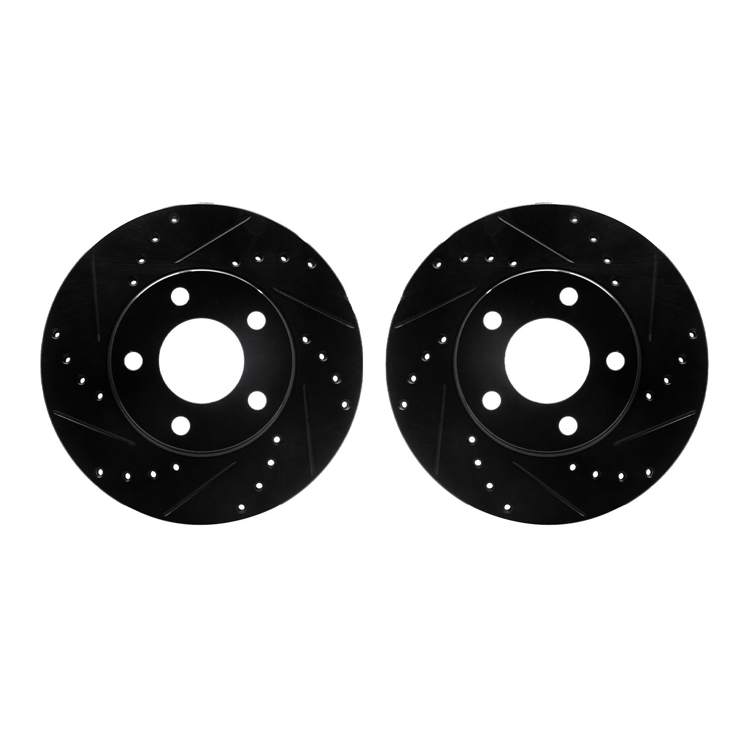Drilled/Slotted Brake Rotors [Black], 1994-2004