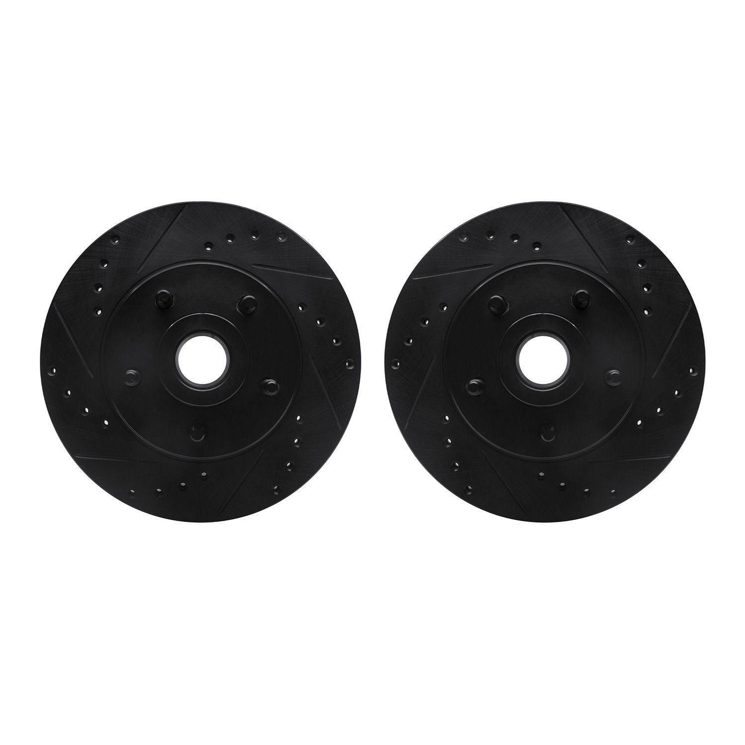 Drilled/Slotted Brake Rotors [Black], 1979-1991