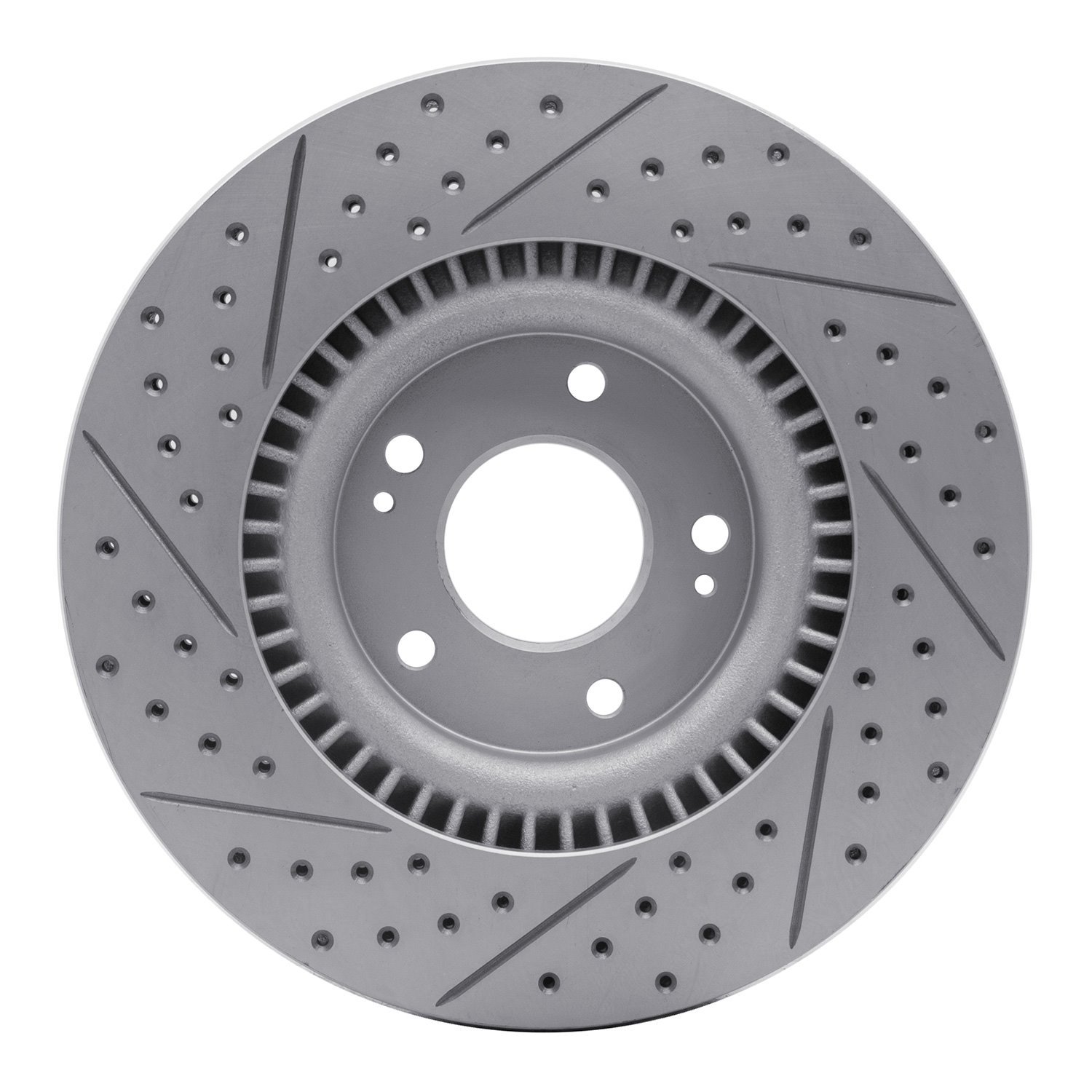 830-03003R Geoperformance Drilled/Slotted Brake Rotor, Fits Select Kia/Hyundai/Genesis, Position: Front Right