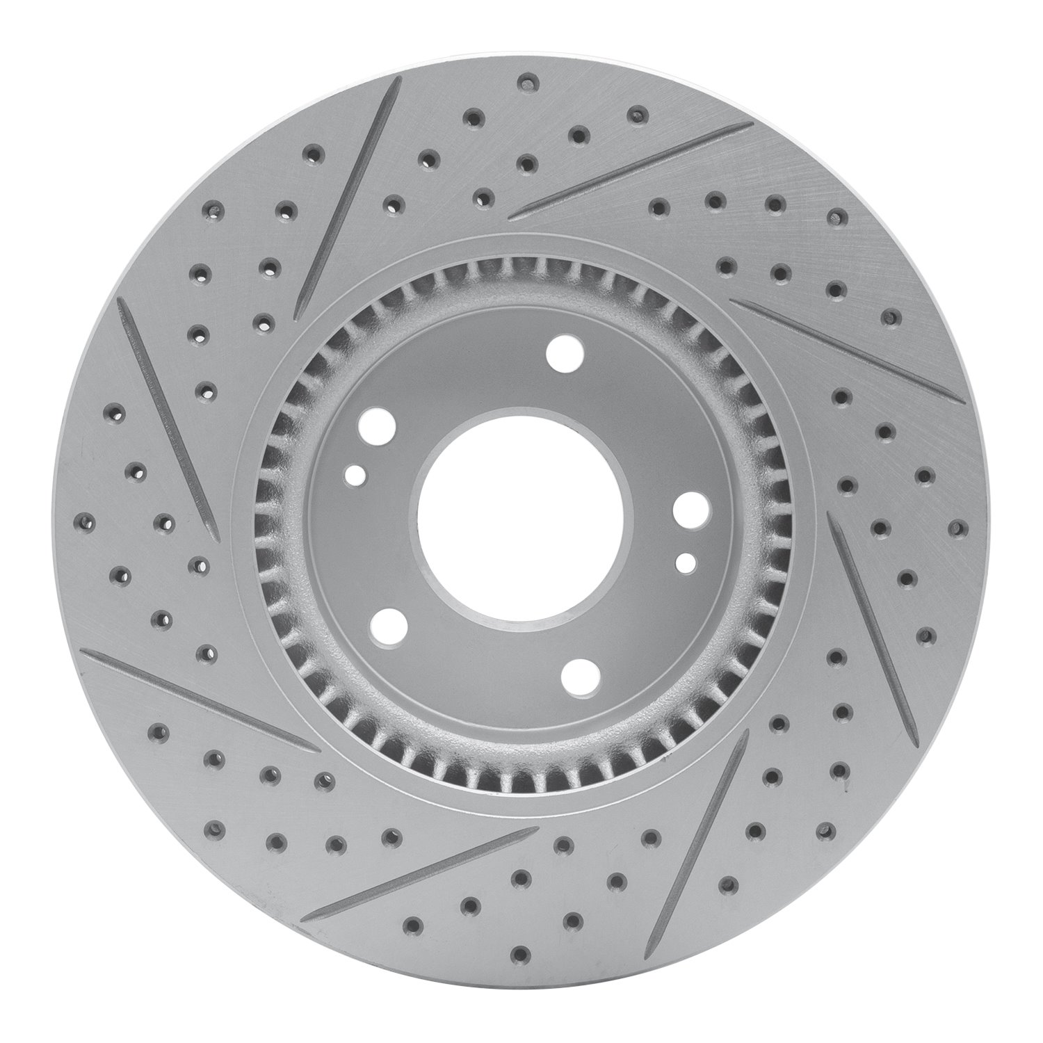 830-03020R Geoperformance Drilled/Slotted Brake Rotor, 2005-2019 Kia/Hyundai/Genesis, Position: Front Right