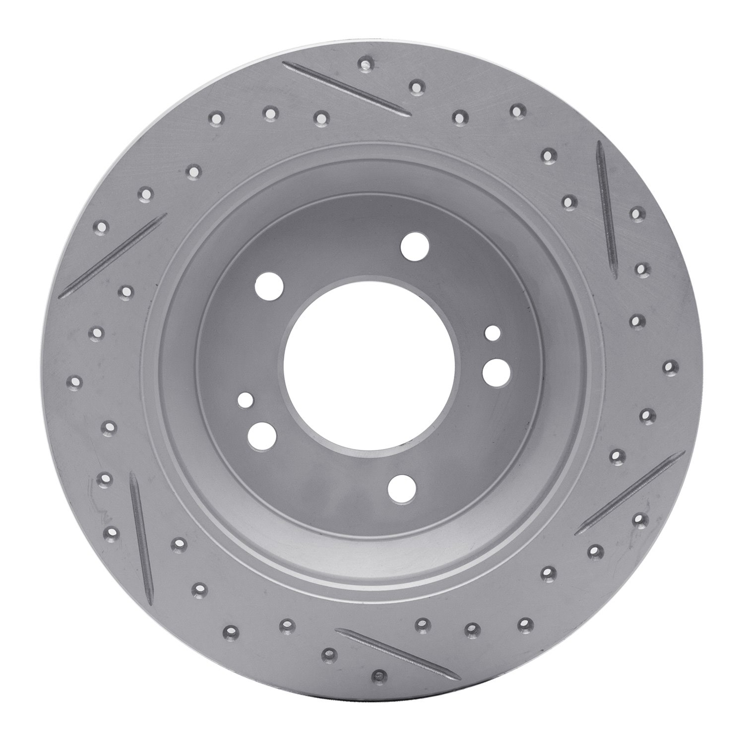 830-03059L Geoperformance Drilled/Slotted Brake Rotor, Fits Select Kia/Hyundai/Genesis, Position: Rear Left