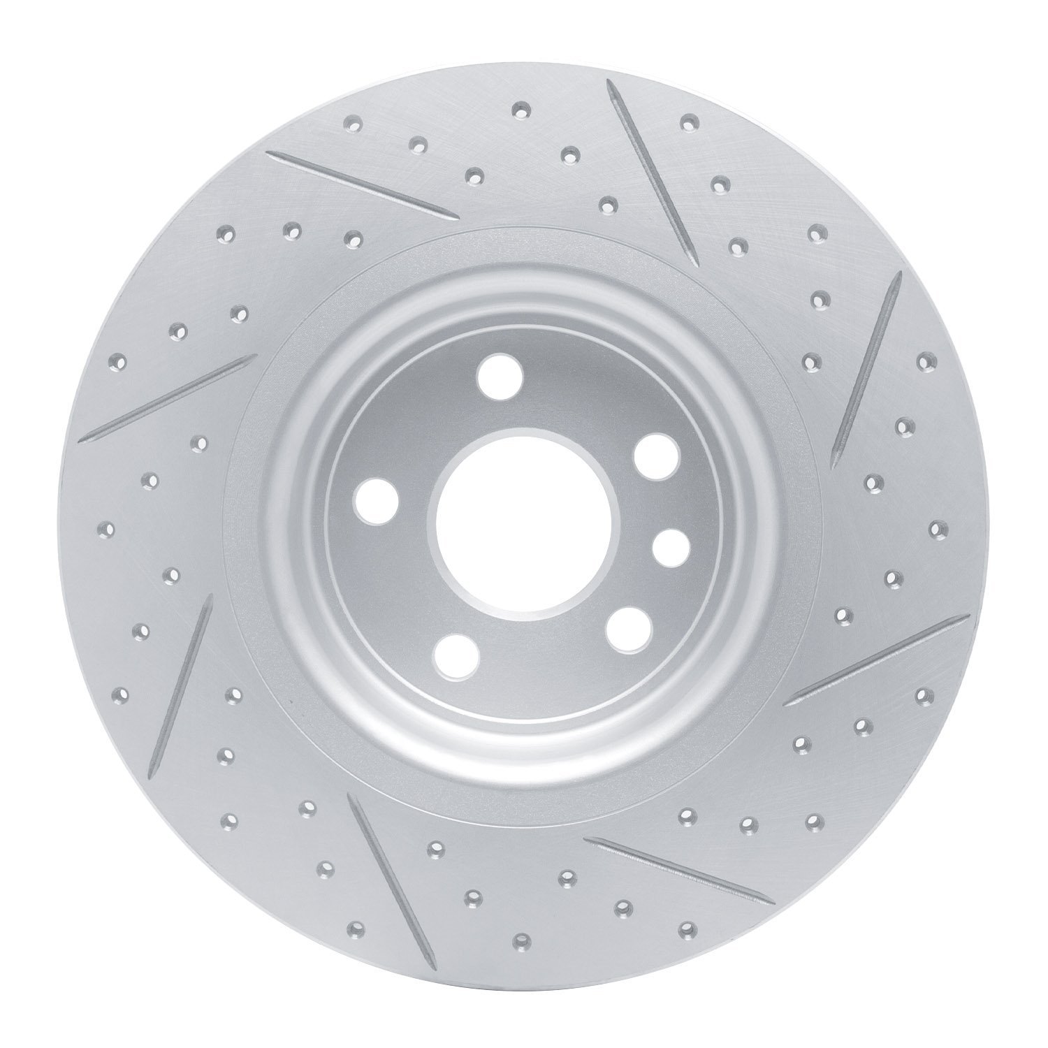 830-11028L Geoperformance Drilled/Slotted Brake Rotor, 2016-2019 Land Rover, Position: Rear Left