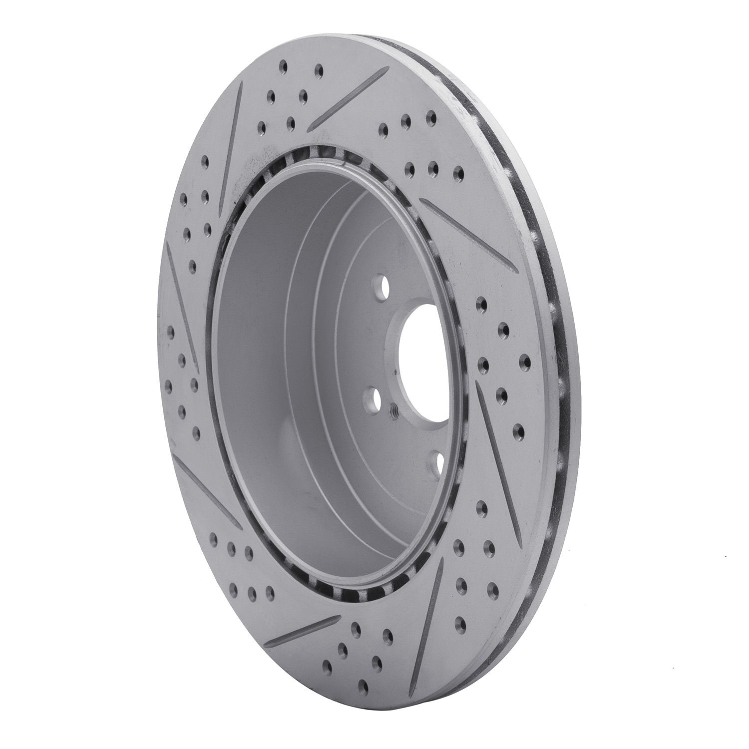 830-13015R Geoperformance Drilled/Slotted Brake Rotor, 2003-2004 Subaru, Position: Rear Right