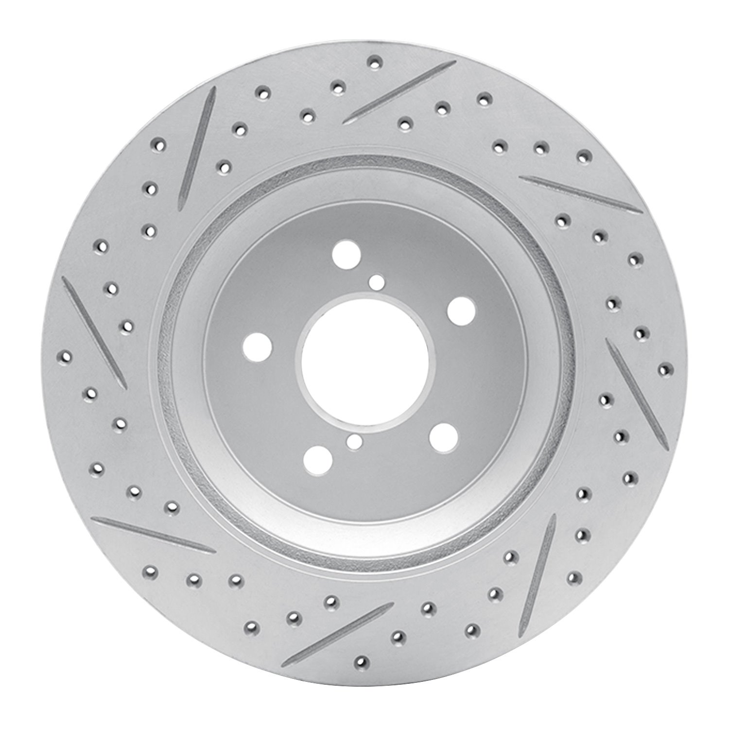 830-13047R Geoperformance Drilled/Slotted Brake Rotor, Fits Select Subaru, Position: Rear Right