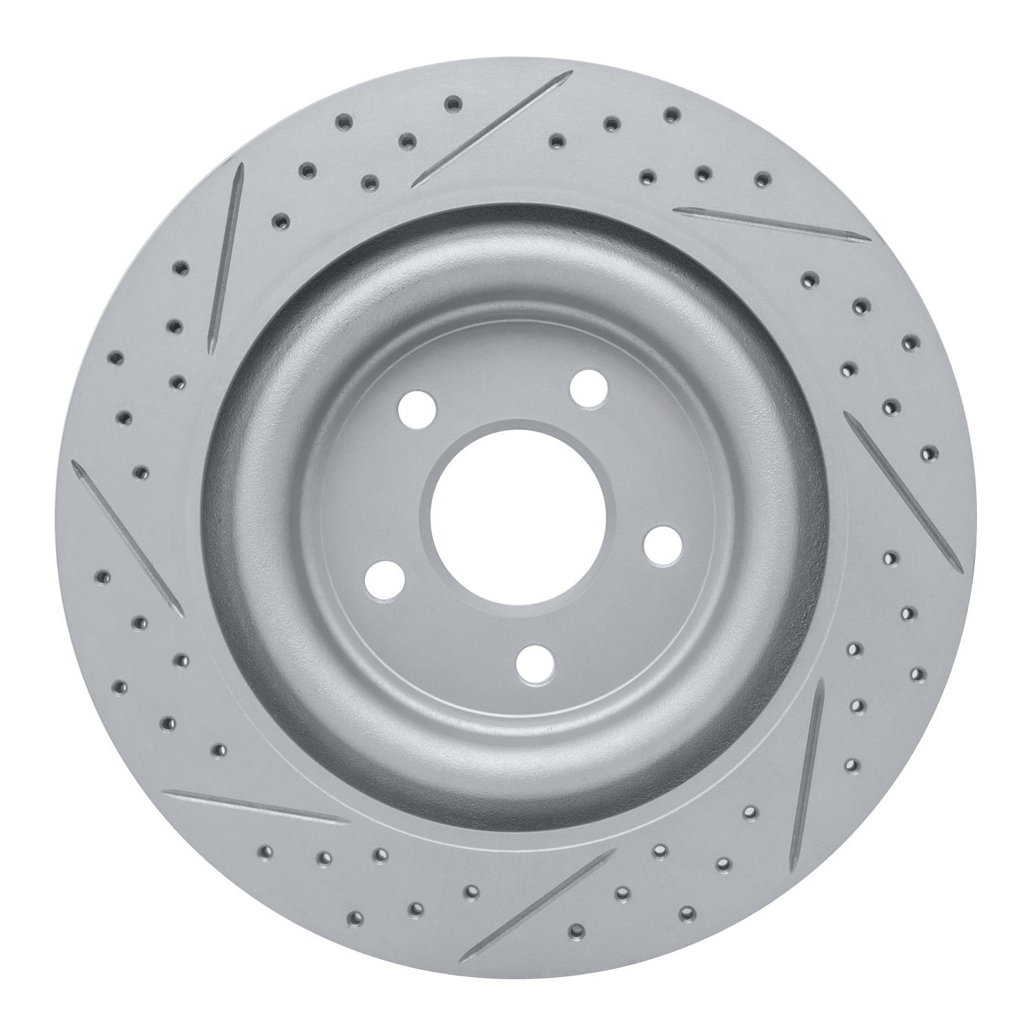 830-20018R Geoperformance Drilled/Slotted Brake Rotor, 2006-2015 Jaguar, Position: Rear Right