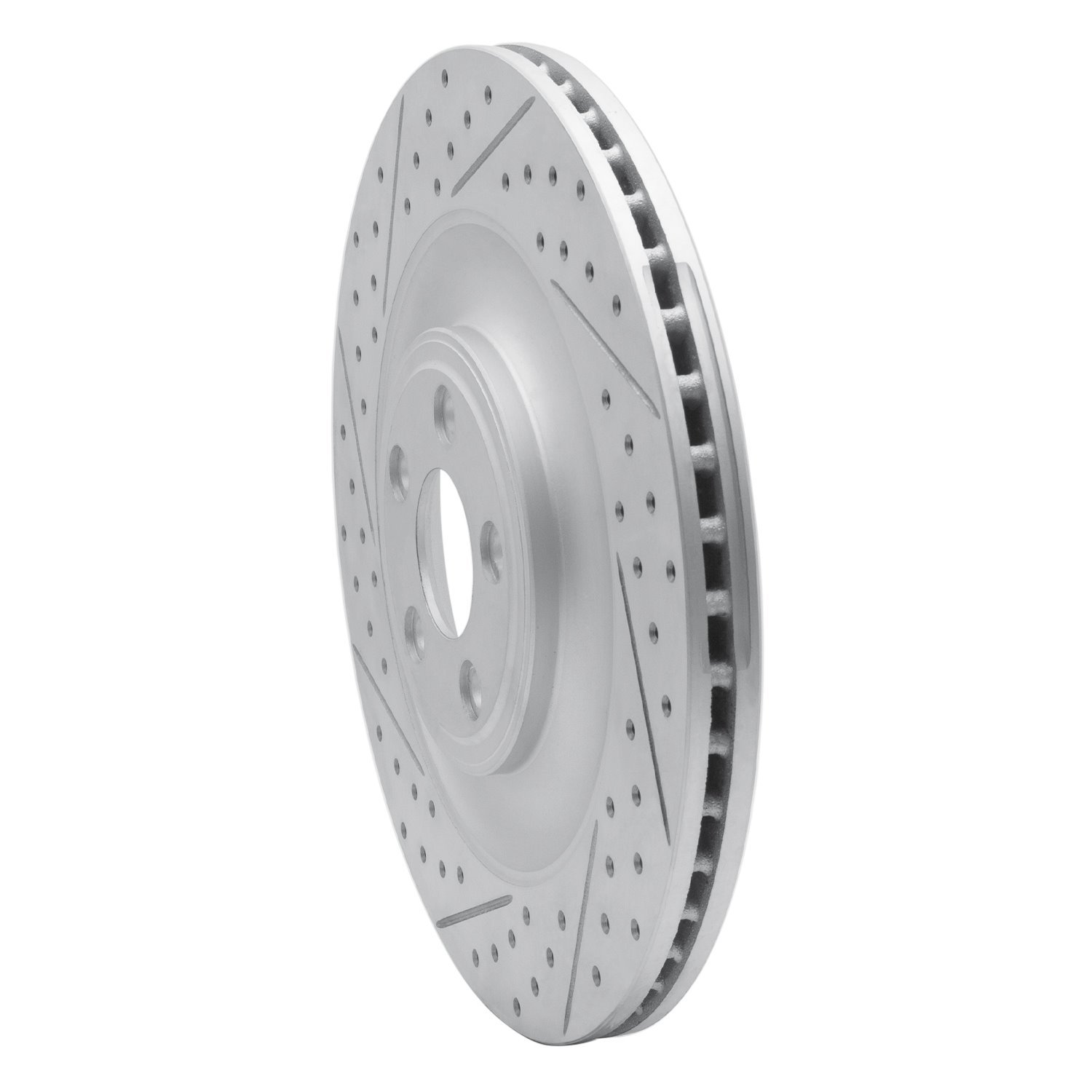 830-20027L Geoperformance Drilled/Slotted Brake Rotor, Fits Select Jaguar, Position: Rear Left