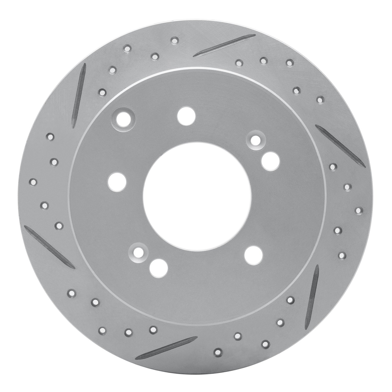 830-21013L Geoperformance Drilled/Slotted Brake Rotor, 2010-2013 Kia/Hyundai/Genesis, Position: Rear Left