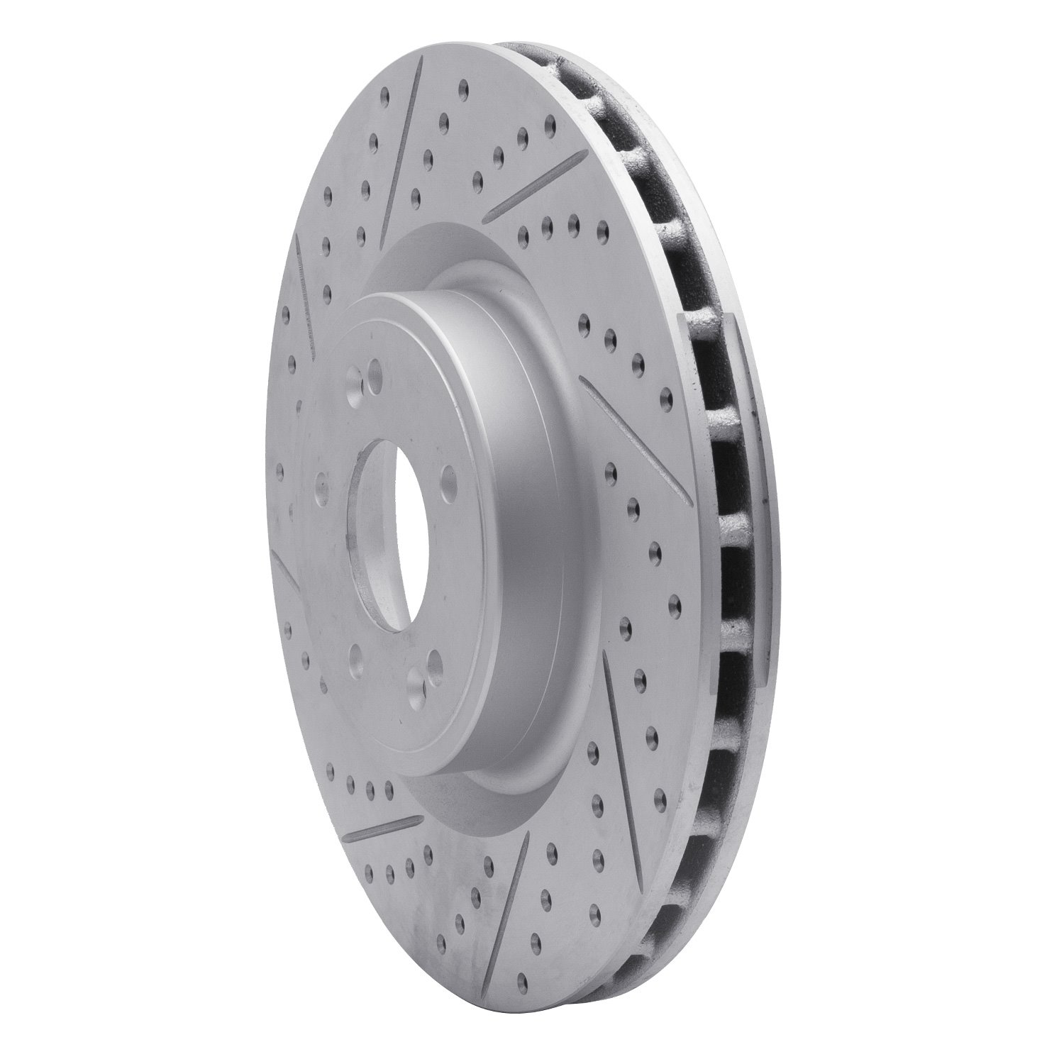 830-21038L Geoperformance Drilled/Slotted Brake Rotor, Fits Select Kia/Hyundai/Genesis, Position: Front Left