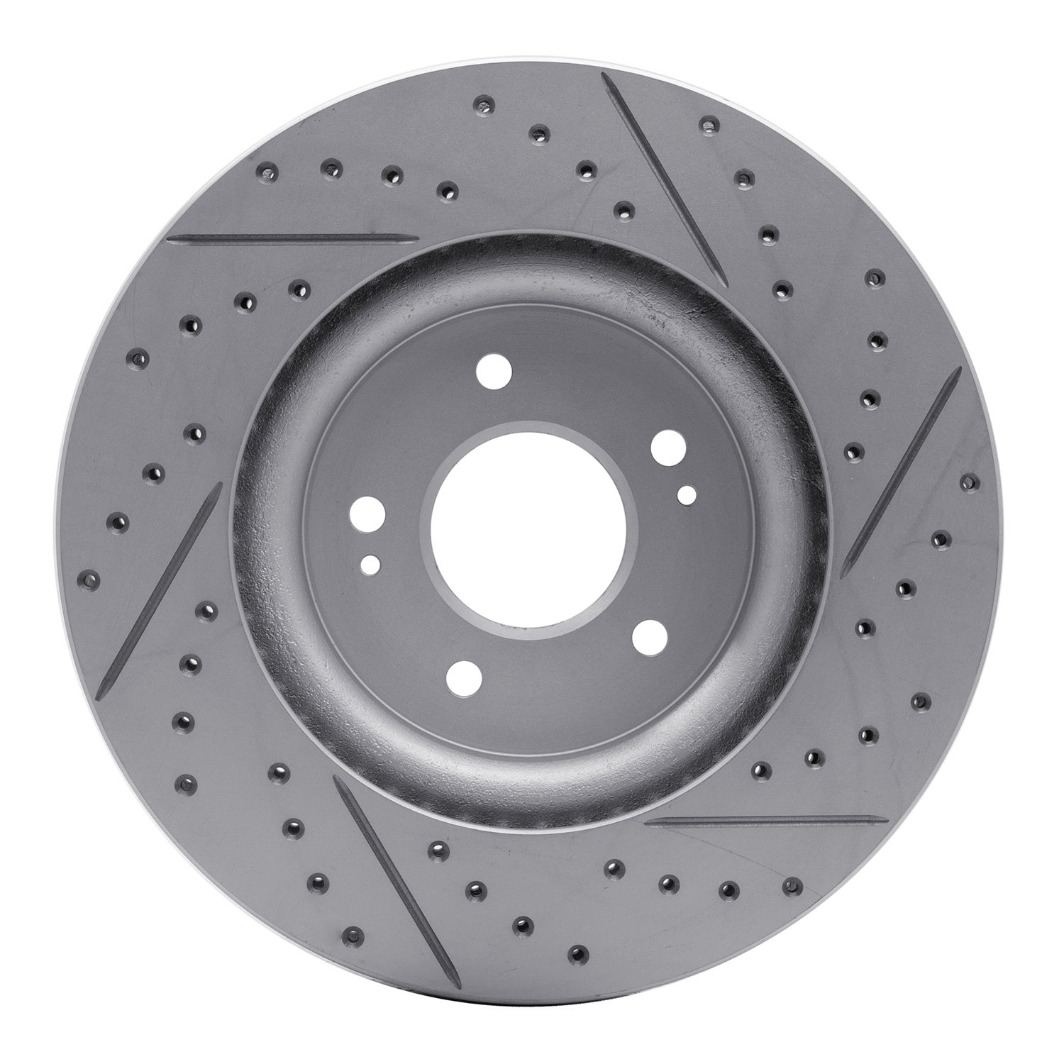 830-21040R Geoperformance Drilled/Slotted Brake Rotor, Fits Select Kia/Hyundai/Genesis, Position: Front Right