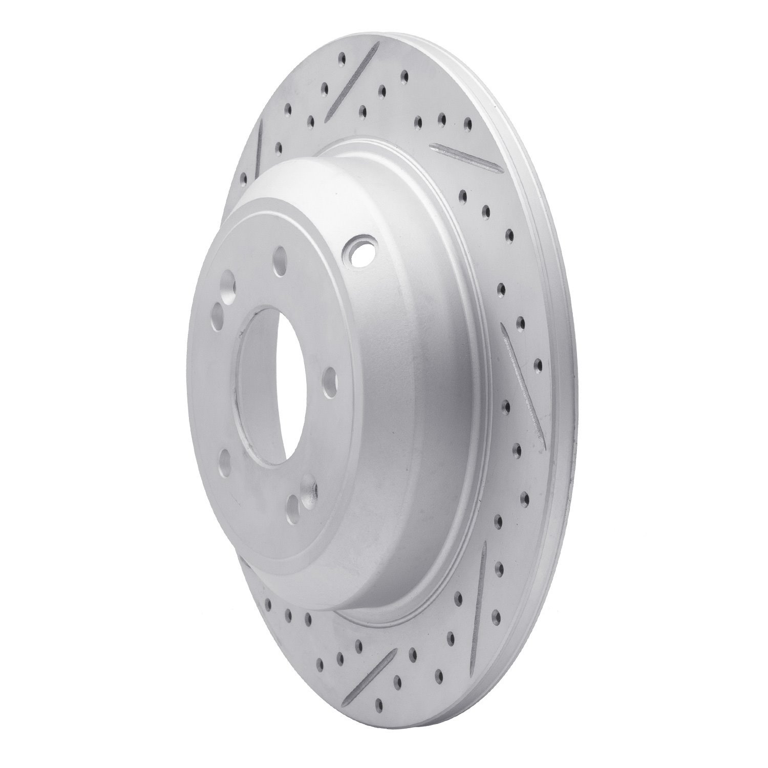 830-21041L Geoperformance Drilled/Slotted Brake Rotor, Fits Select Kia/Hyundai/Genesis, Position: Rear Left