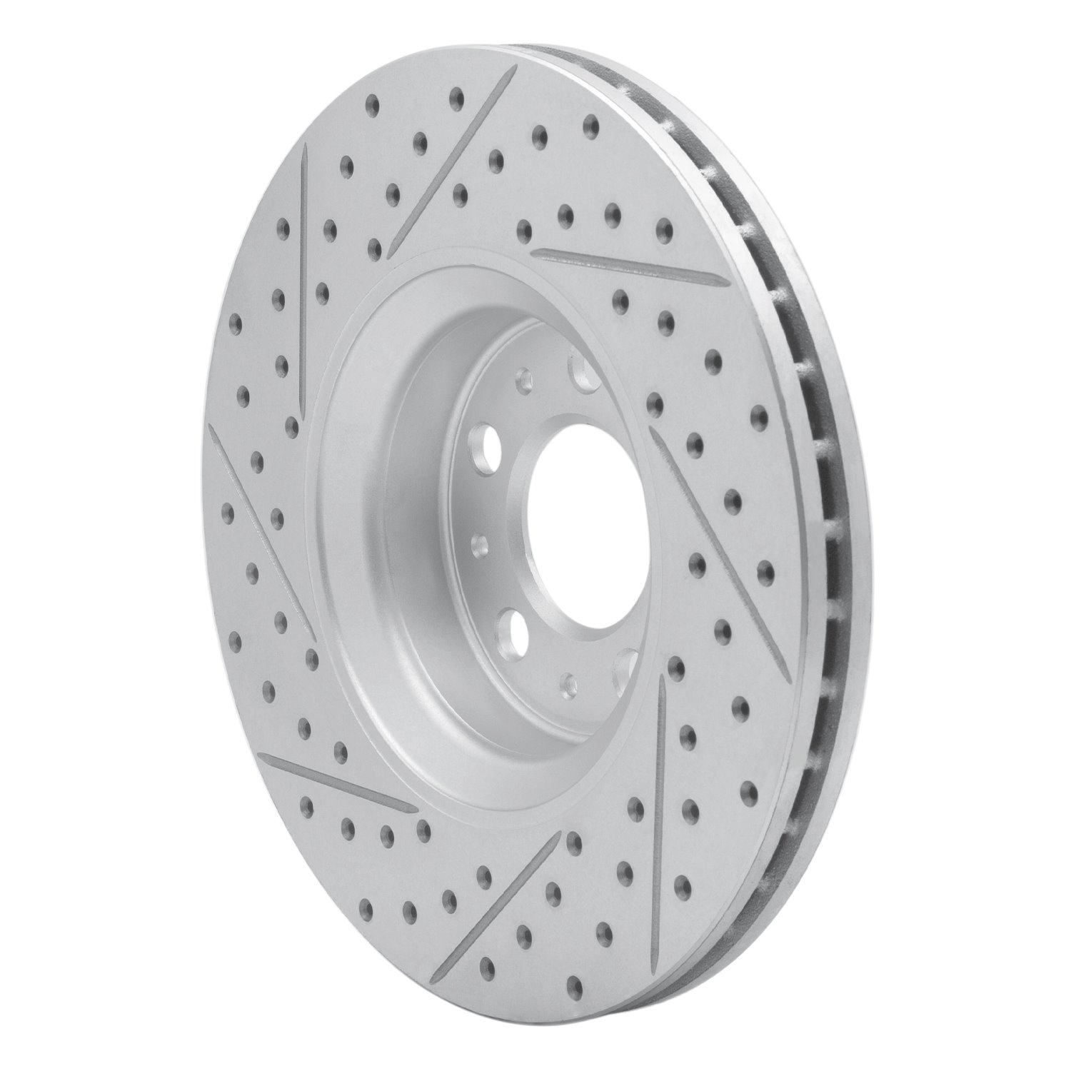 830-27038R Geoperformance Drilled/Slotted Brake Rotor, 2003-2009 Volvo, Position: Front Right