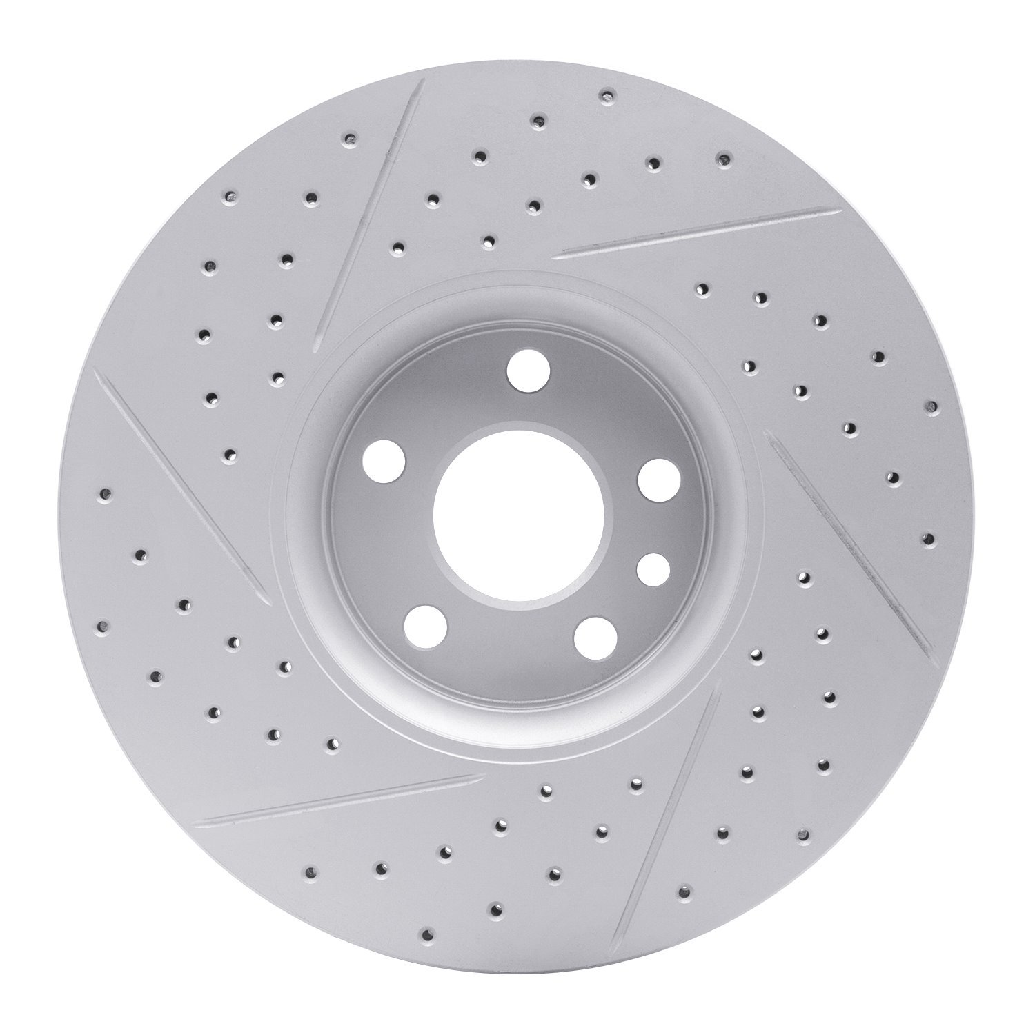 830-27043R Geoperformance Drilled/Slotted Brake Rotor, 2010-2016 Volvo, Position: Front Right