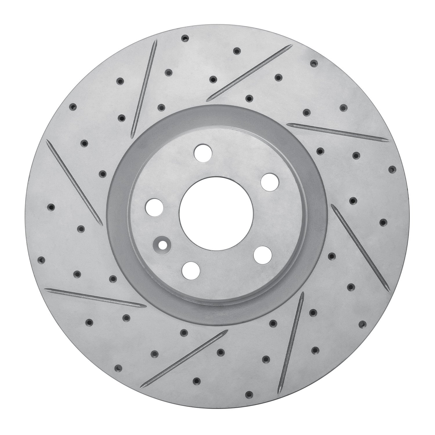 830-27051L Geoperformance Drilled/Slotted Brake Rotor, Fits Select Multiple Makes/Models, Position: Front Left