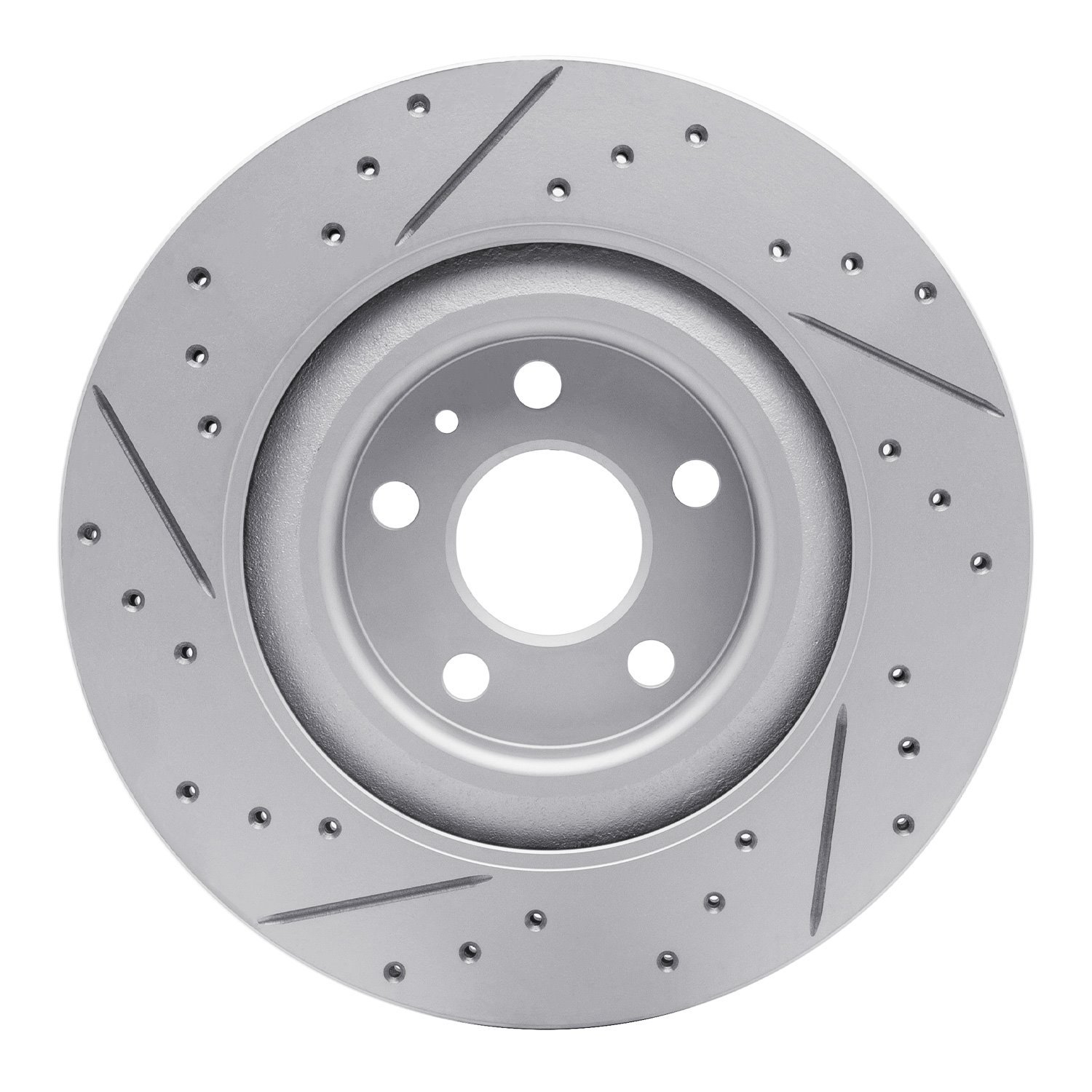 830-27052R Geoperformance Drilled/Slotted Brake Rotor, Fits Select Volvo, Position: Rear Right