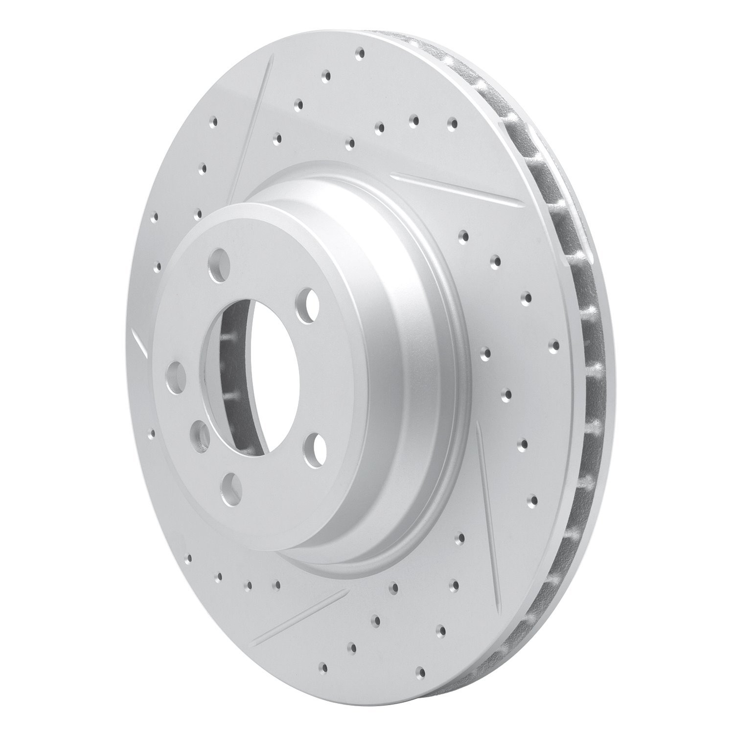 830-31058L Geoperformance Drilled/Slotted Brake Rotor, 2002-2008 BMW, Position: Front Left