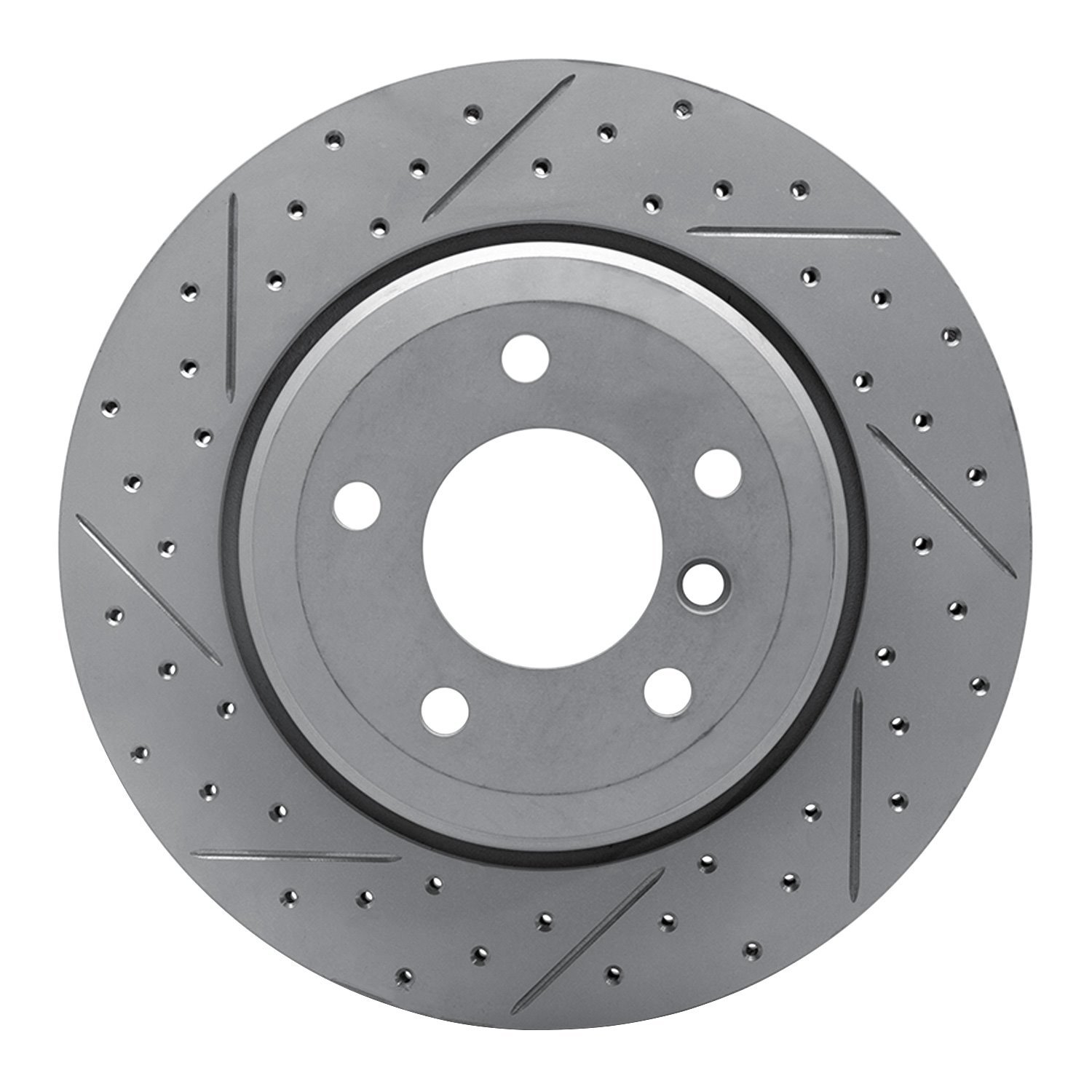 830-31066L Geoperformance Drilled/Slotted Brake Rotor, 2004-2010 BMW, Position: Rear Left