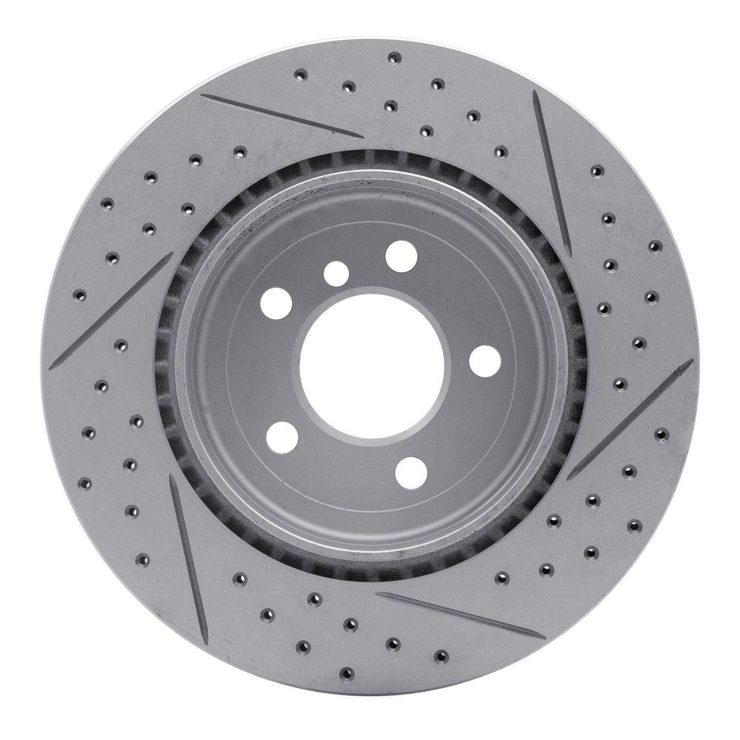 830-31104L Geoperformance Drilled/Slotted Brake Rotor, 2011-2016 BMW, Position: Rear Left