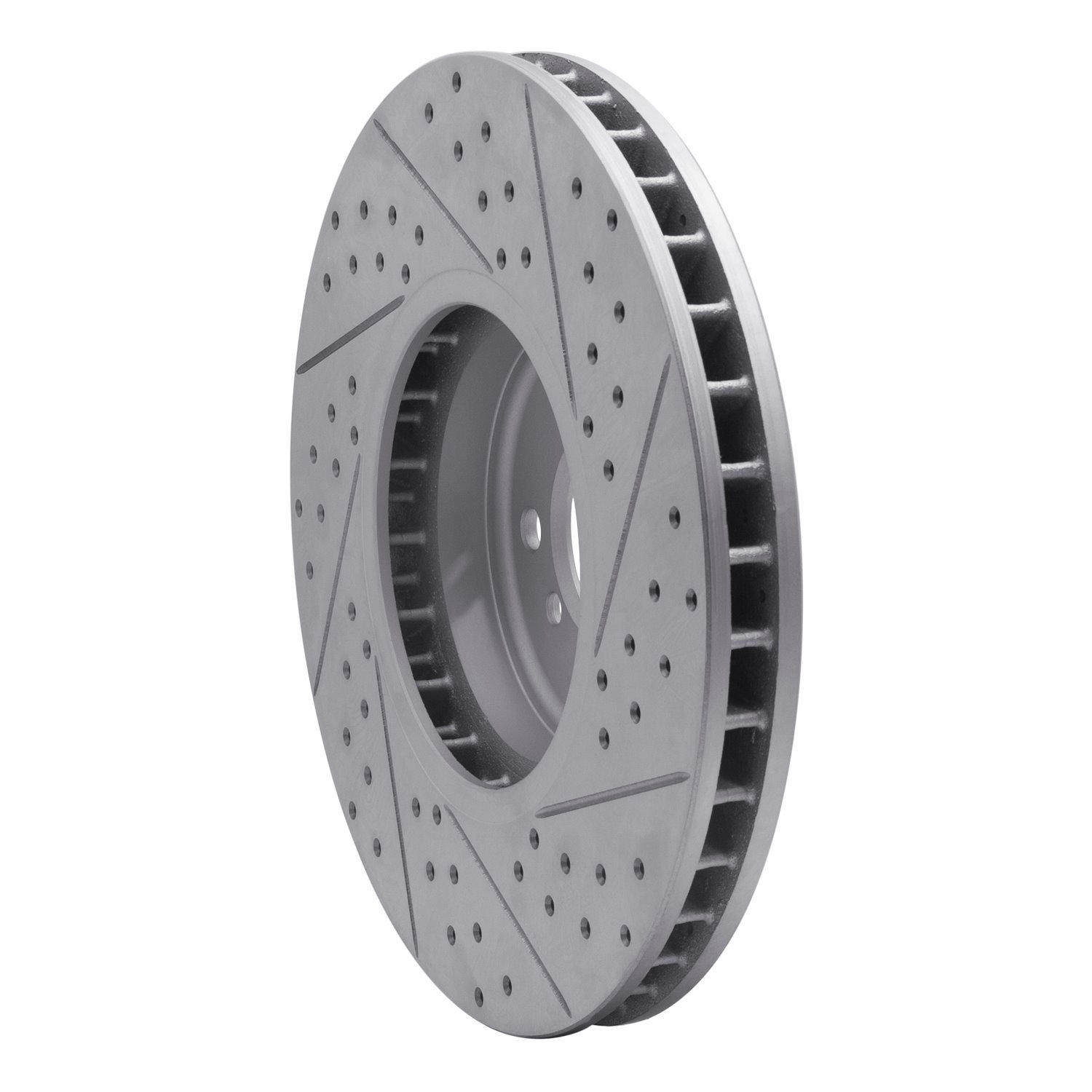 830-31145L Geoperformance Drilled/Slotted Brake Rotor, 2008-2019 BMW, Position: Front Left