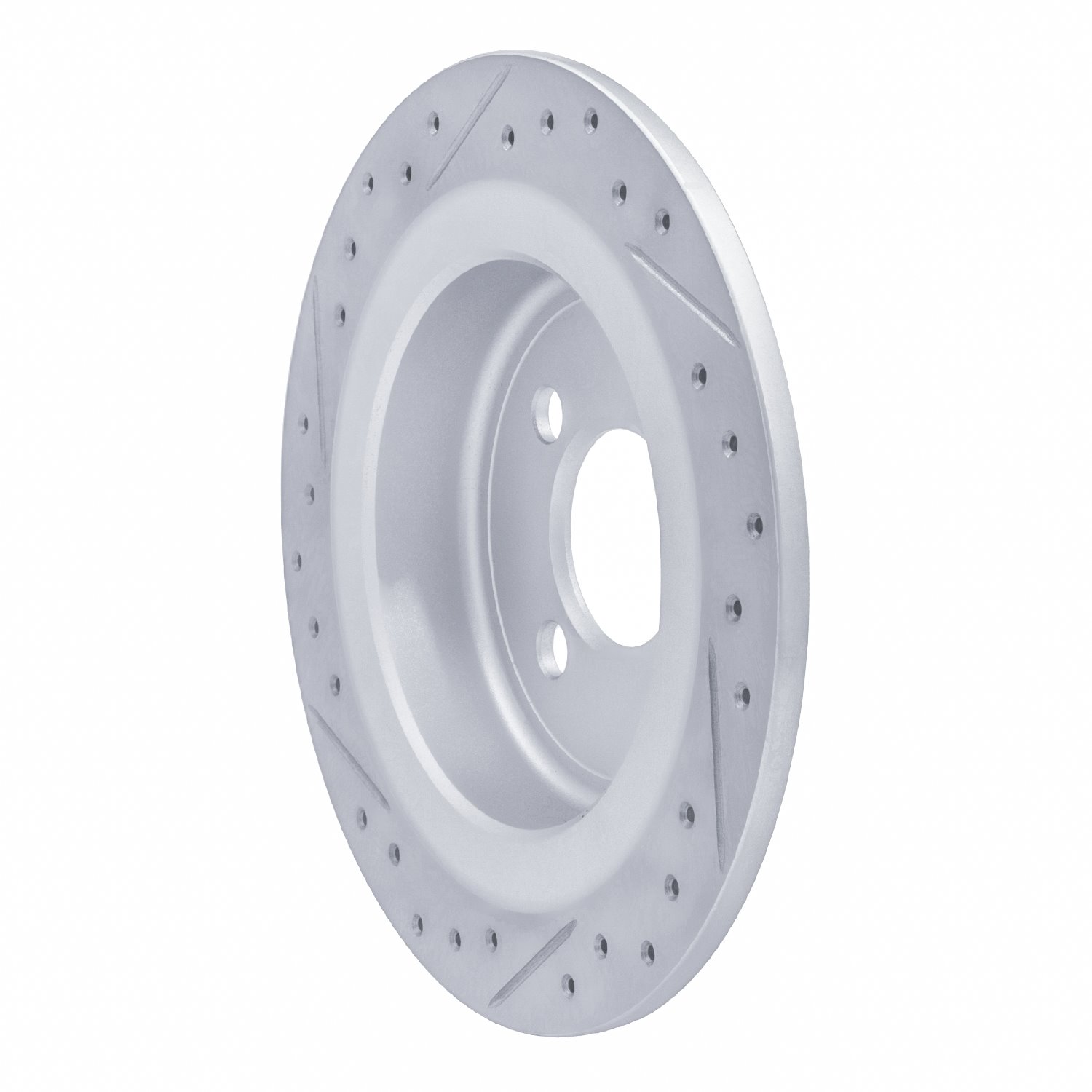830-32007R Geoperformance Drilled/Slotted Brake Rotor, 2009-2014 Mini, Position: Rear Right