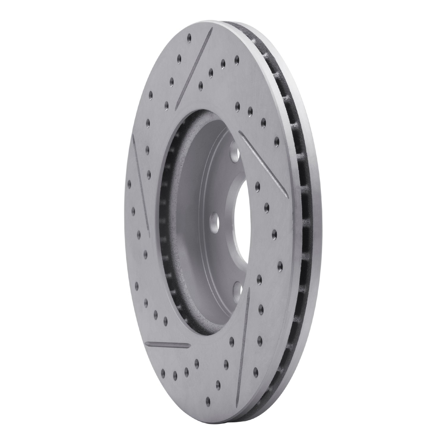 830-32015R Geoperformance Drilled/Slotted Brake Rotor, 2014-2021 Mini, Position: Front Right