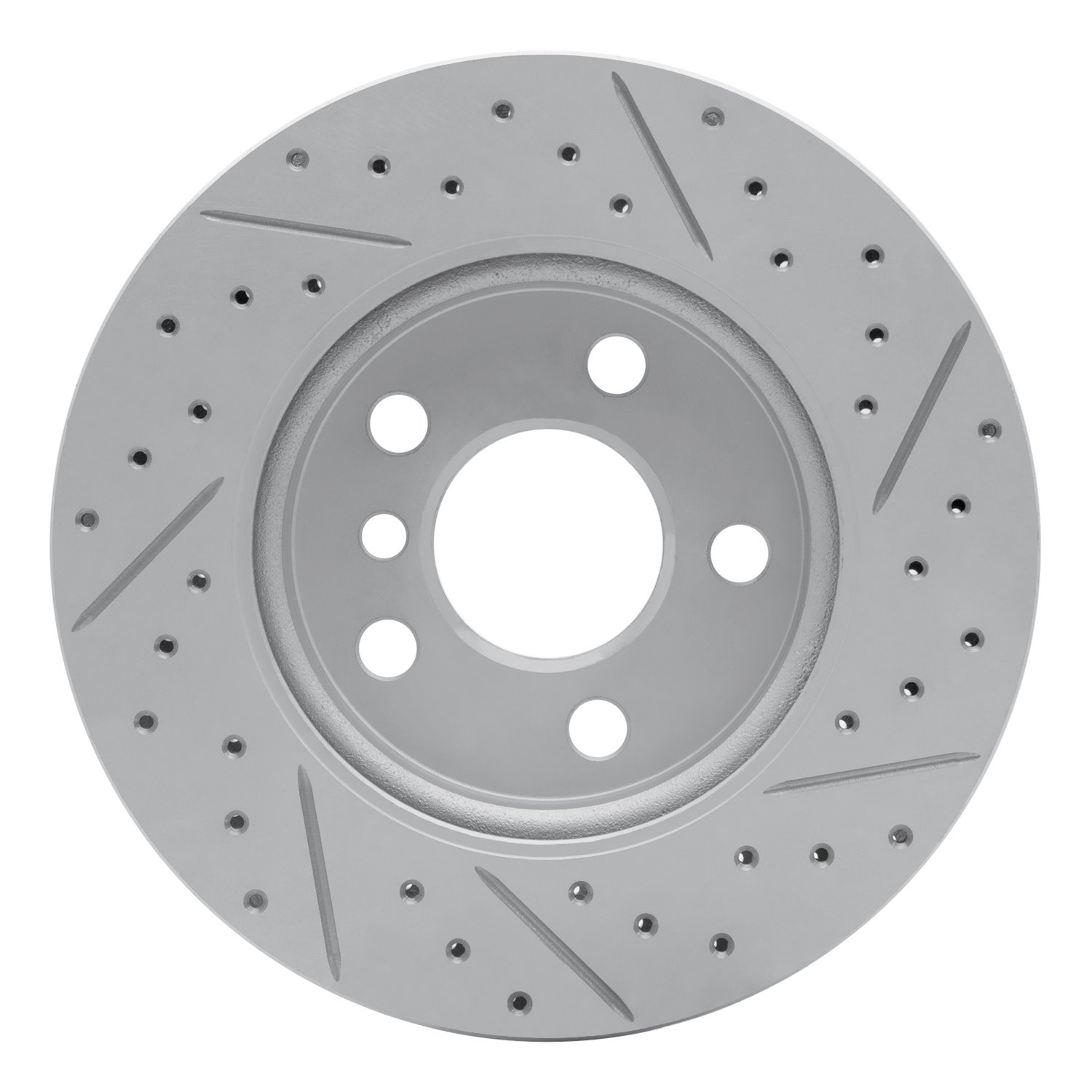 830-32017L Geoperformance Drilled/Slotted Brake Rotor, Fits Select Mini, Position: Front Left