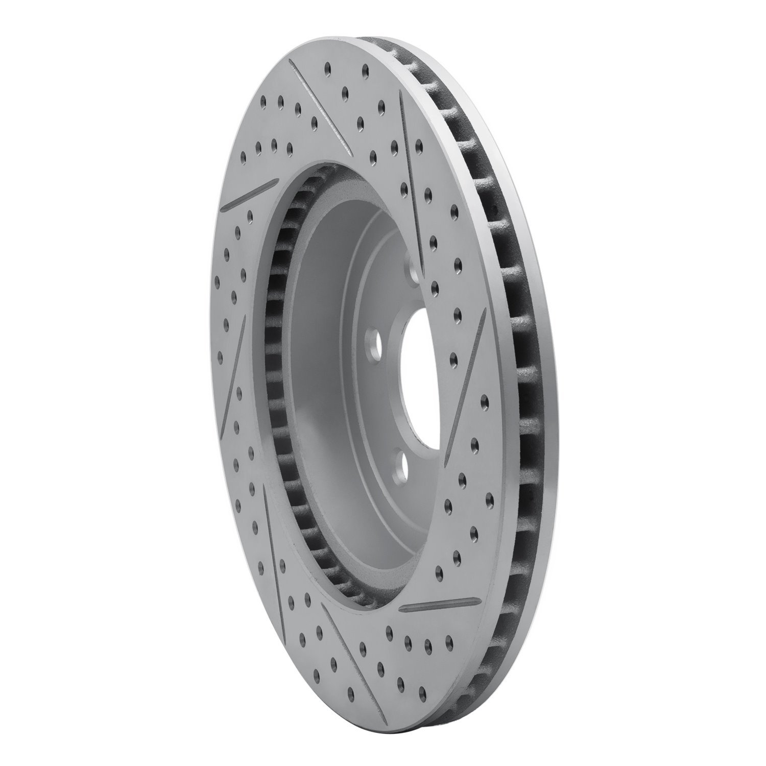 830-39017L Geoperformance Drilled/Slotted Brake Rotor, Fits Select Mopar, Position: Front Left