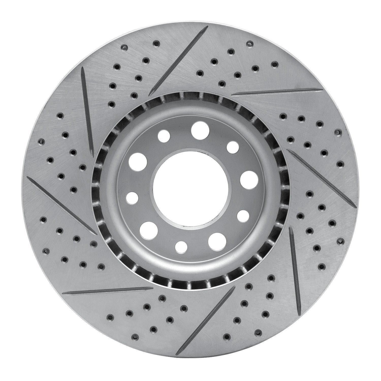 Geoperformance Drilled/Slotted Brake Rotor, Fits Select Mopar