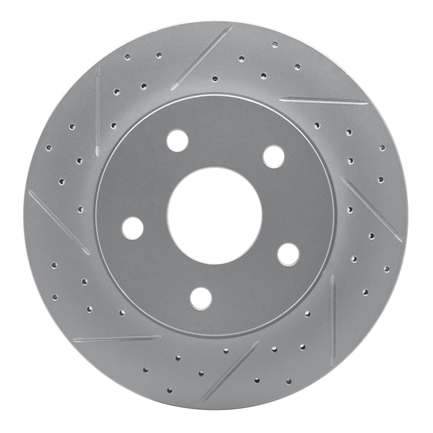 830-42024L Geoperformance Drilled/Slotted Brake Rotor, 1999-2004 Mopar, Position: Front Left