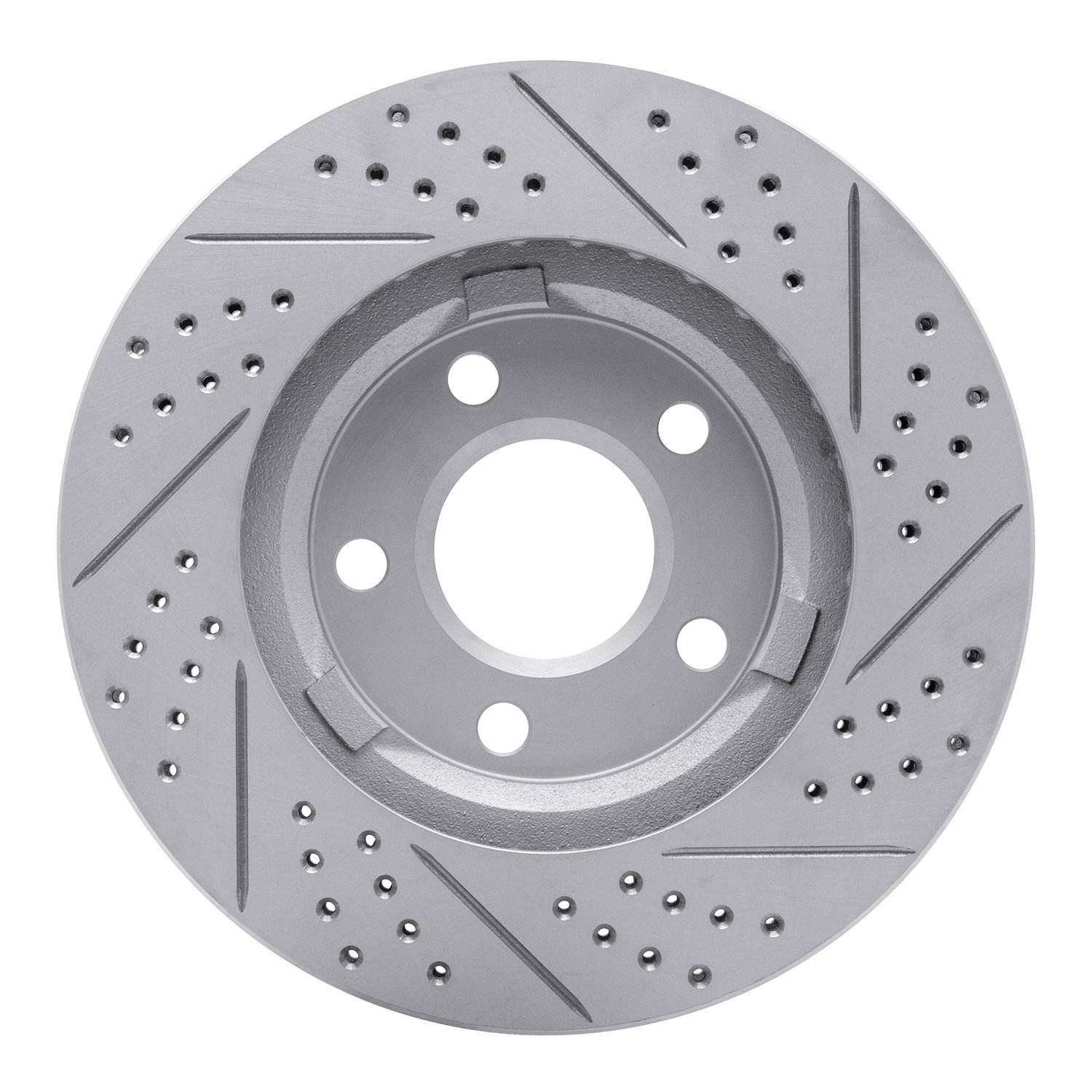 830-45008L Geoperformance Drilled/Slotted Brake Rotor, 1997-2005 GM, Position: Front Left