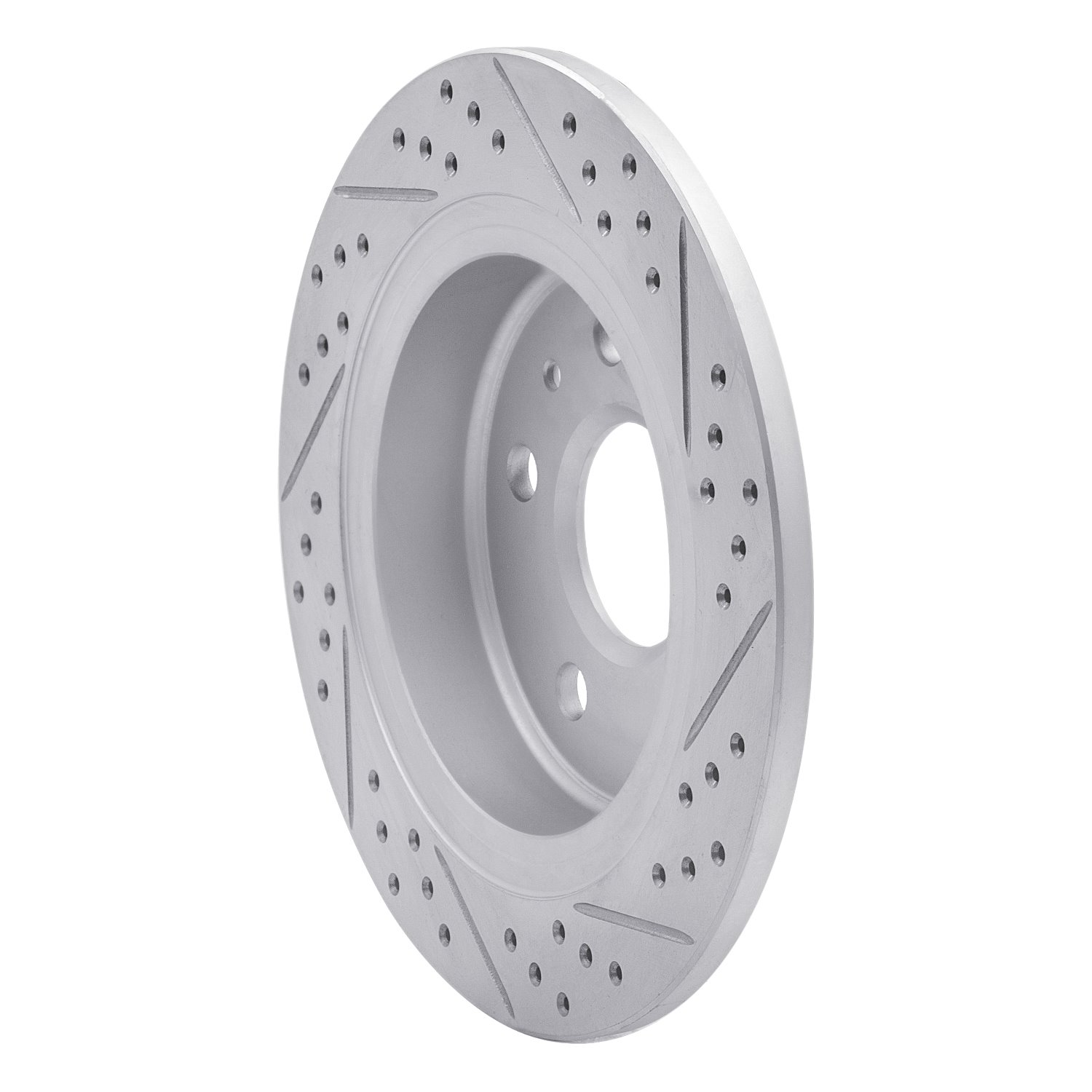 830-45015L Geoperformance Drilled/Slotted Brake Rotor, 2011-2016 GM, Position: Rear Left