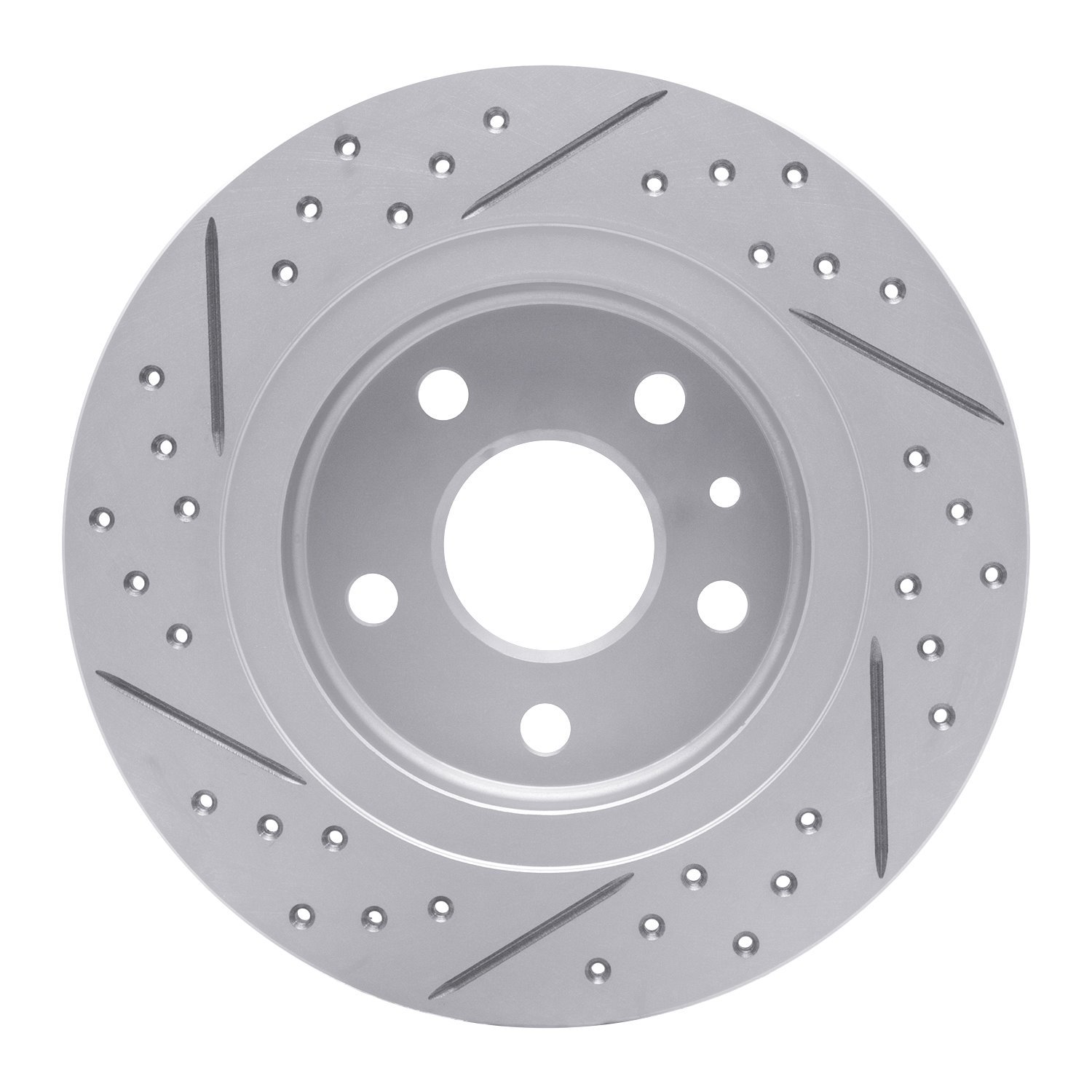 830-45018R Geoperformance Drilled/Slotted Brake Rotor, Fits Select GM, Position: Rear Right