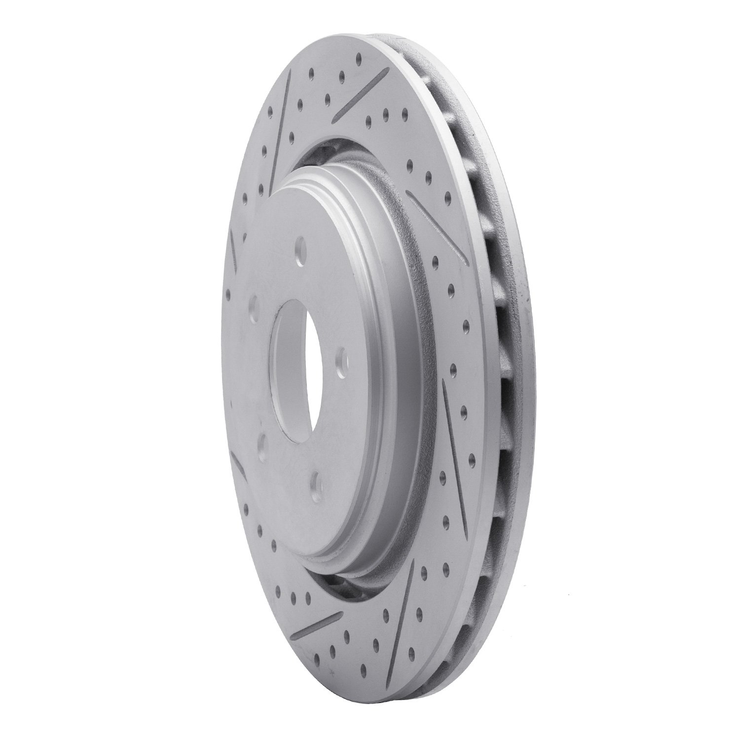 830-46021L Geoperformance Drilled/Slotted Brake Rotor, 2005-2013 GM, Position: Rear Left