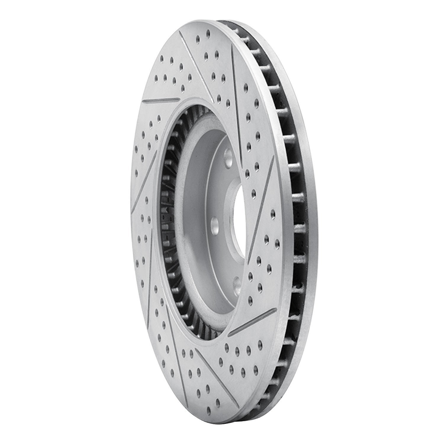 830-46027L Geoperformance Drilled/Slotted Brake Rotor, 2008-2017 GM, Position: Front Left