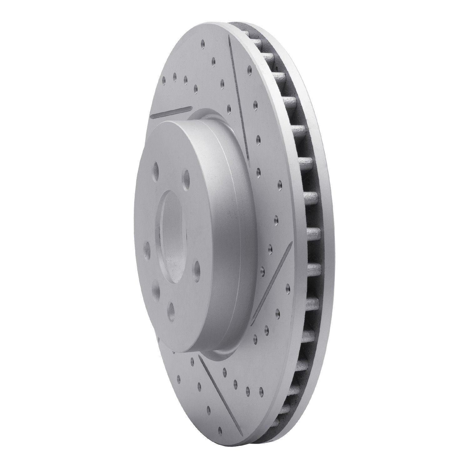 830-46035R Geoperformance Drilled/Slotted Brake Rotor, Fits Select GM, Position: Front Right