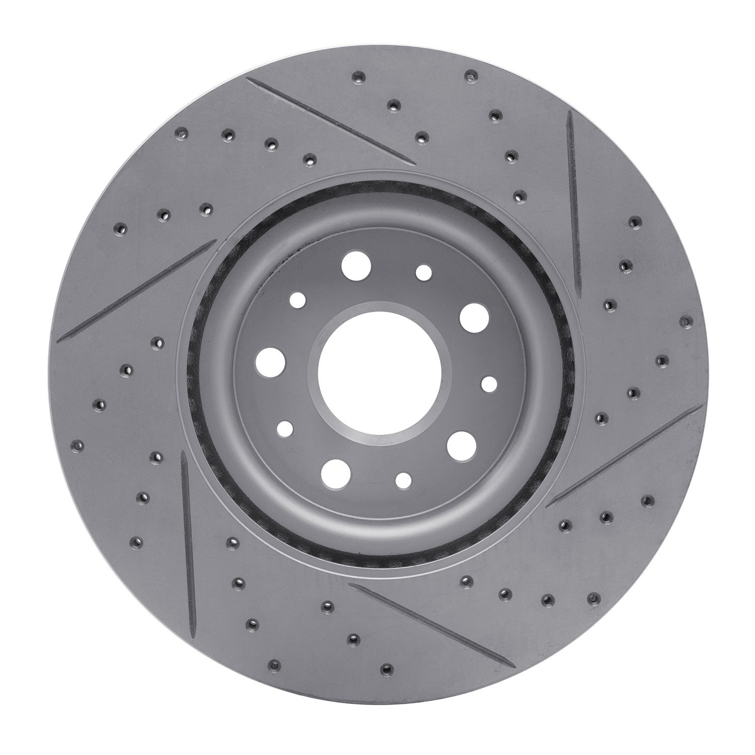 830-46036L Geoperformance Drilled/Slotted Brake Rotor, Fits Select GM, Position: Front Left