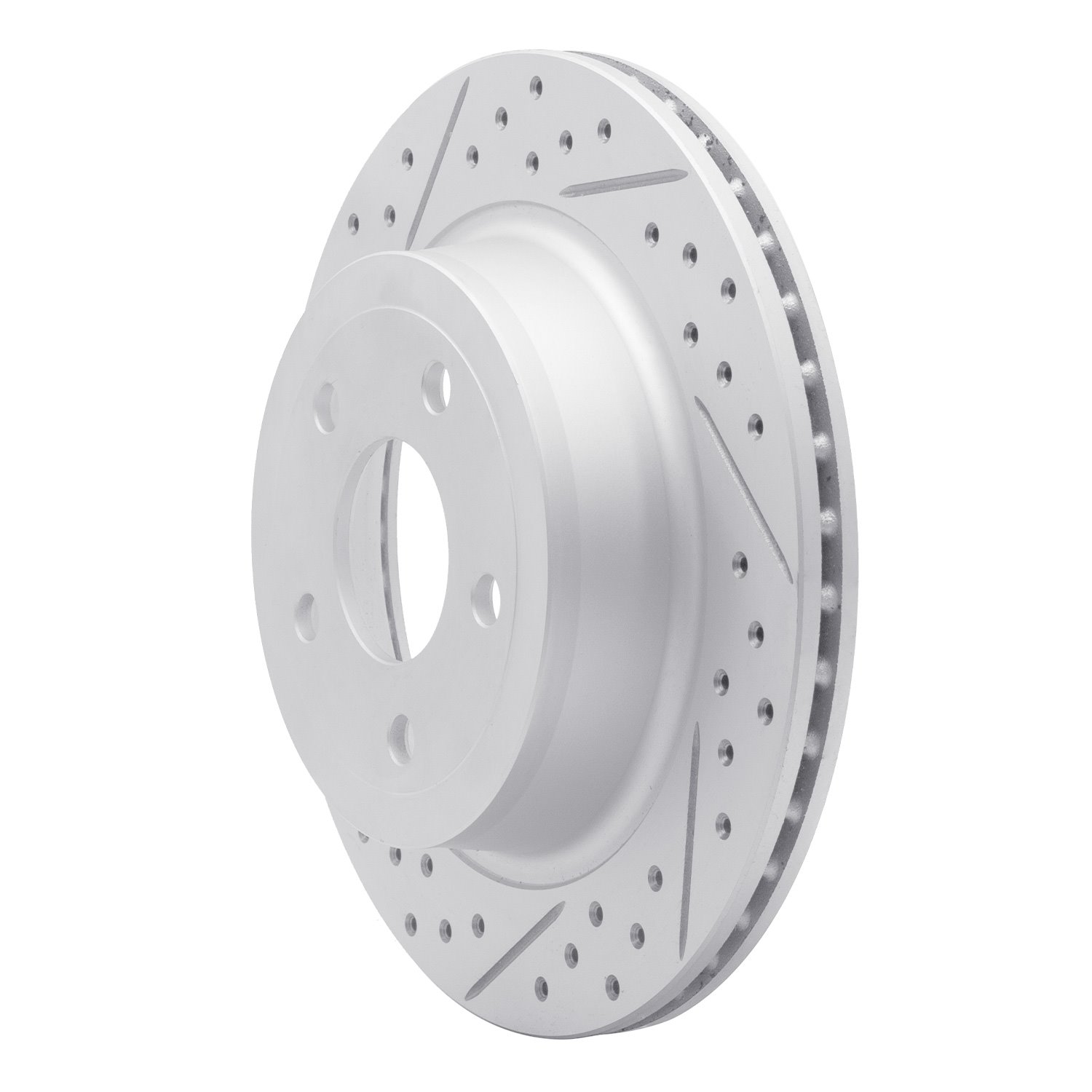 830-47038L Geoperformance Drilled/Slotted Brake Rotor, 2008-2010 GM, Position: Rear Left