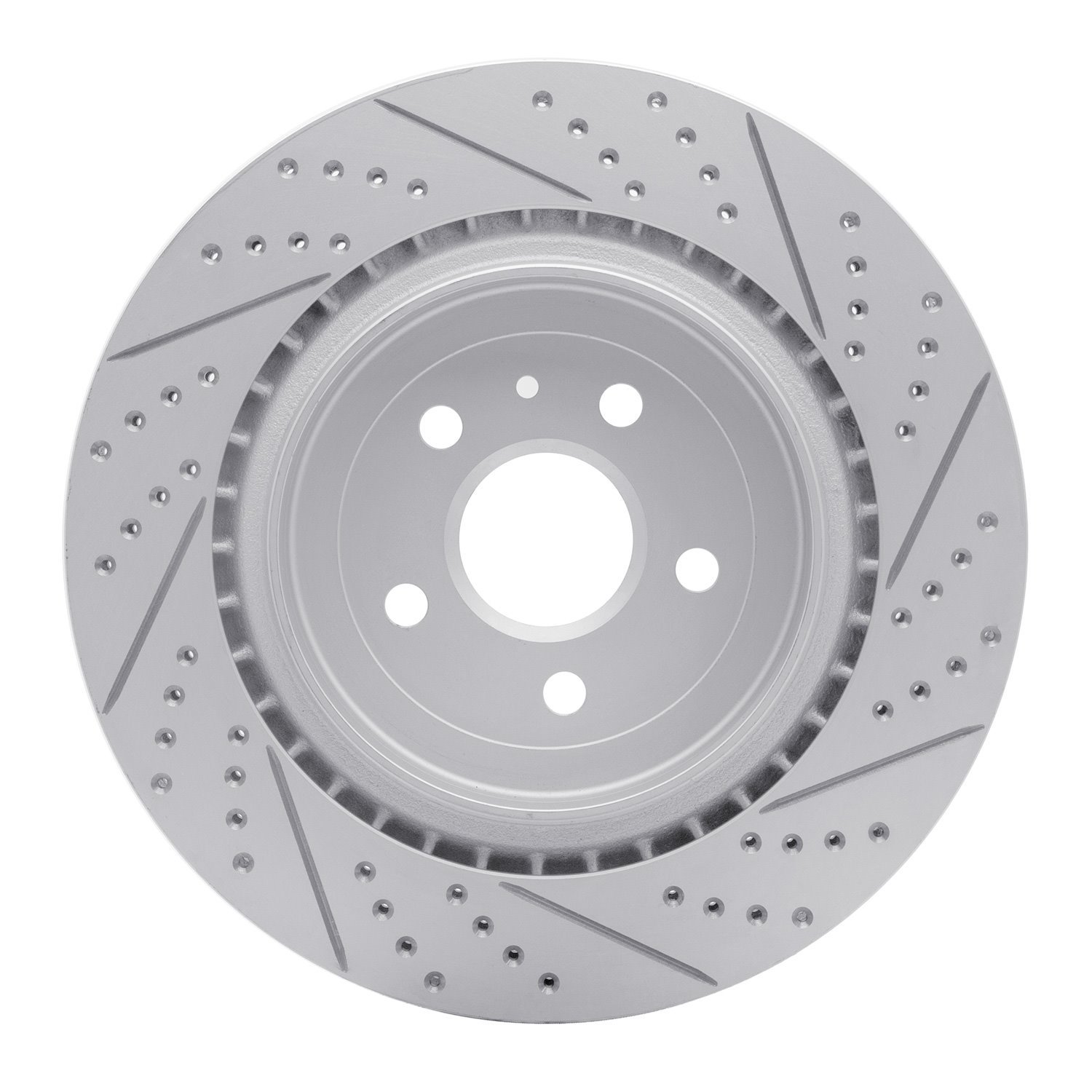 830-47039R Geoperformance Drilled/Slotted Brake Rotor, Fits Select GM, Position: Rear Right
