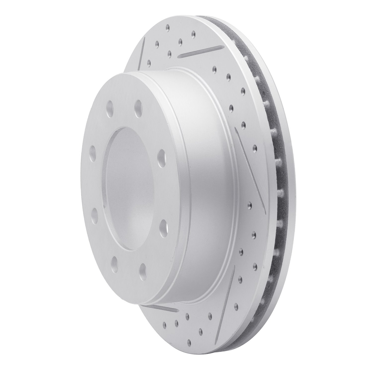 830-48039L Geoperformance Drilled/Slotted Brake Rotor, Fits Select GM, Position: Rear Left