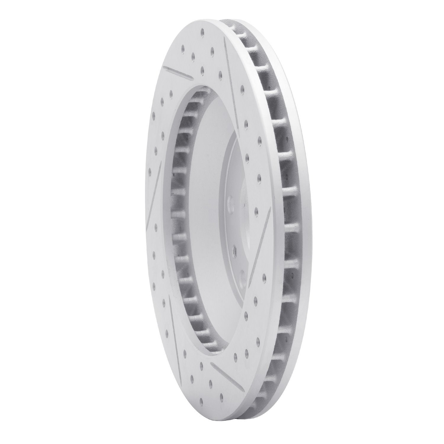 830-48044L Geoperformance Drilled/Slotted Brake Rotor, 2002-2005 GM, Position: Front Left