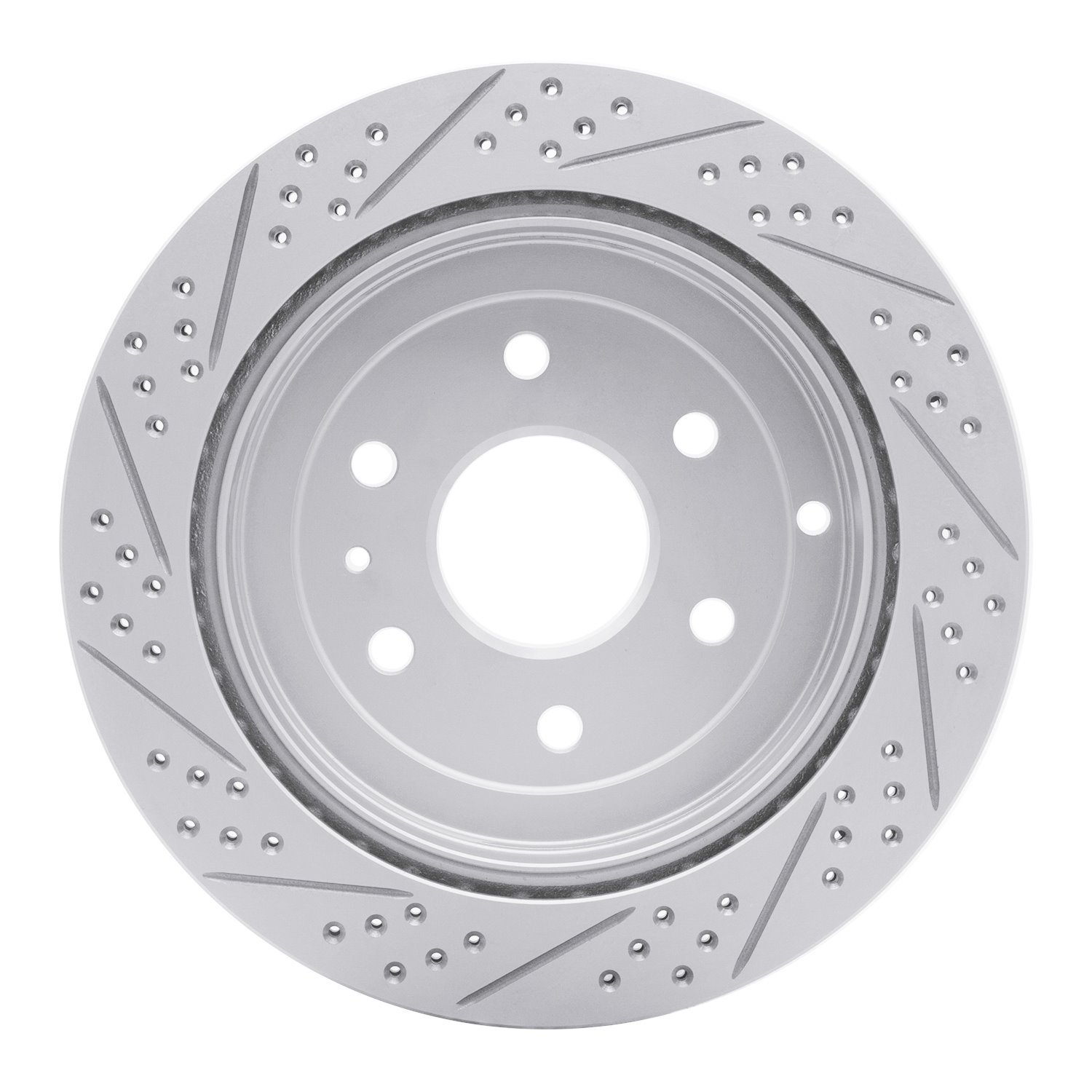 830-48055R Geoperformance Drilled/Slotted Brake Rotor, 2007-2017 GM, Position: Rear Right