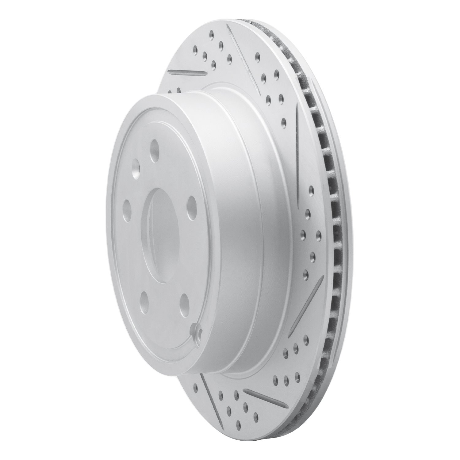 830-48058R Geoperformance Drilled/Slotted Brake Rotor, 2010-2017 GM, Position: Rear Right