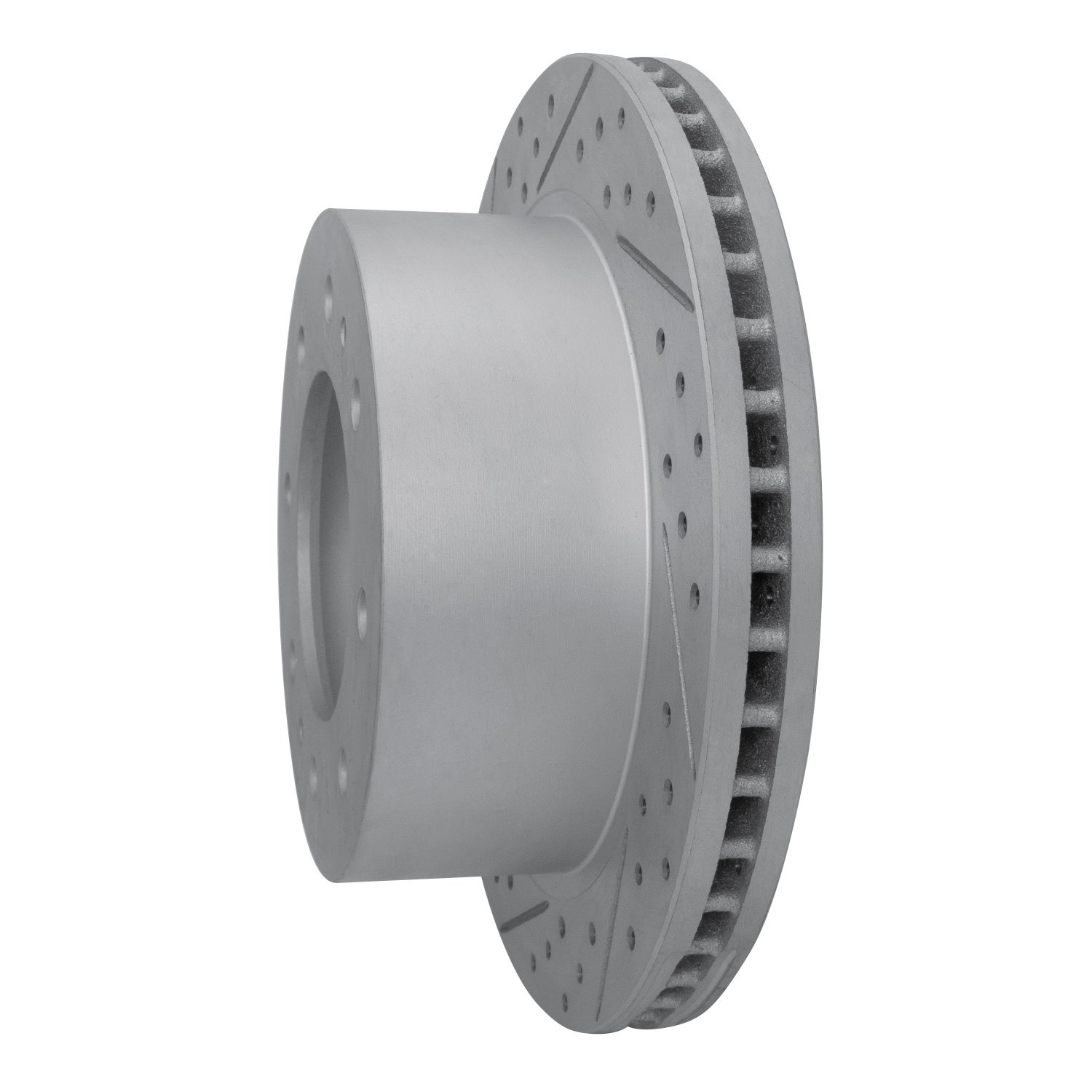 830-48061L Geoperformance Drilled/Slotted Brake Rotor, Fits Select GM, Position: Rear Left