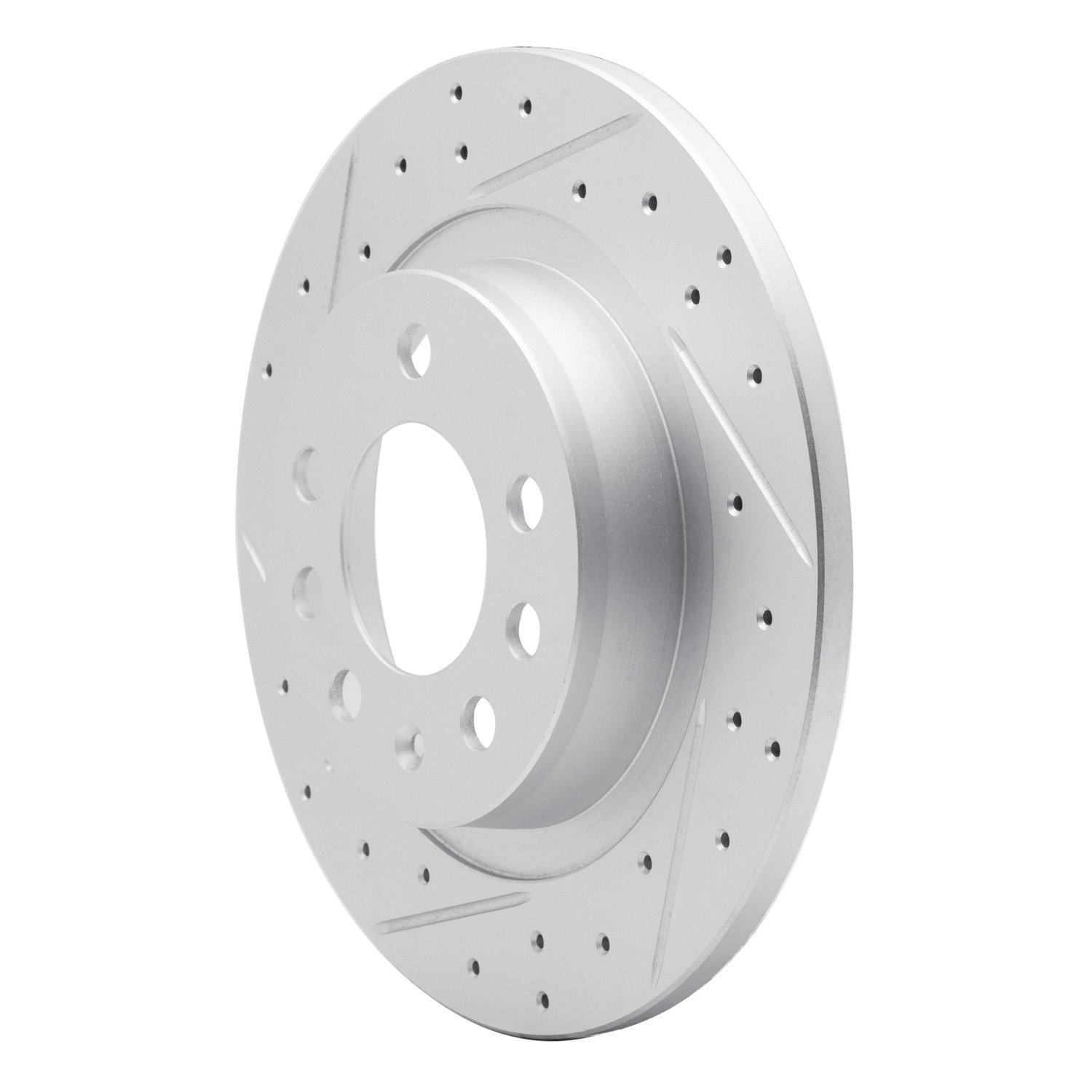 830-53006L Geoperformance Drilled/Slotted Brake Rotor, 2006-2010 GM, Position: Rear Left