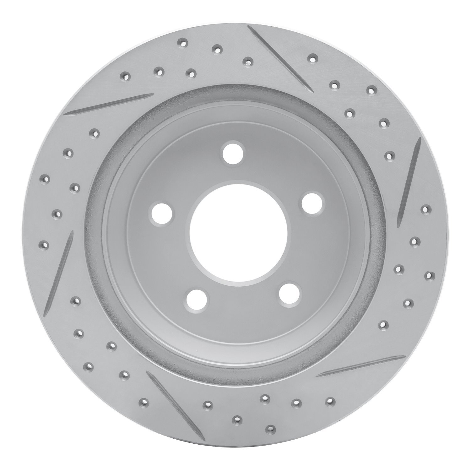 830-54037L Geoperformance Drilled/Slotted Brake Rotor, 1994-2004 Ford/Lincoln/Mercury/Mazda, Position: Rear Left