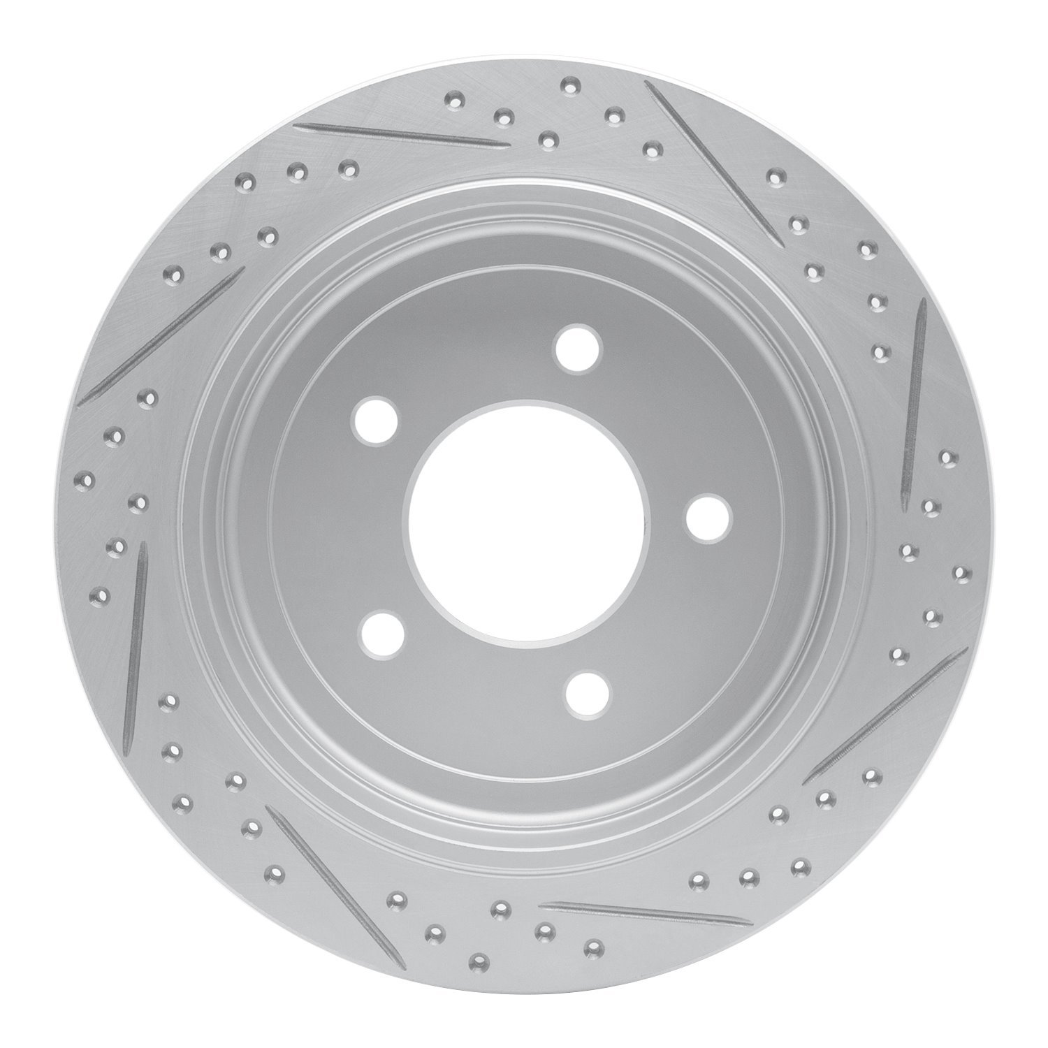 830-54173L Geoperformance Drilled/Slotted Brake Rotor, 1997-2004 Ford/Lincoln/Mercury/Mazda, Position: Rear Left