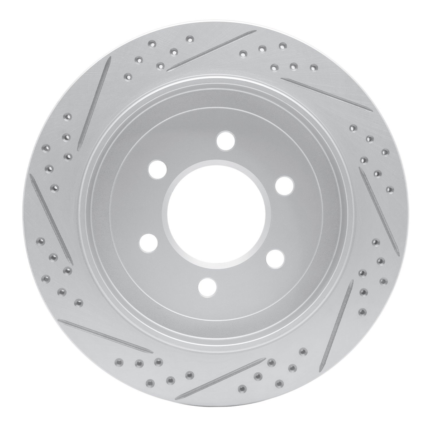 830-54181R Geoperformance Drilled/Slotted Brake Rotor, 2002-2006 Ford/Lincoln/Mercury/Mazda, Position: Rear Right