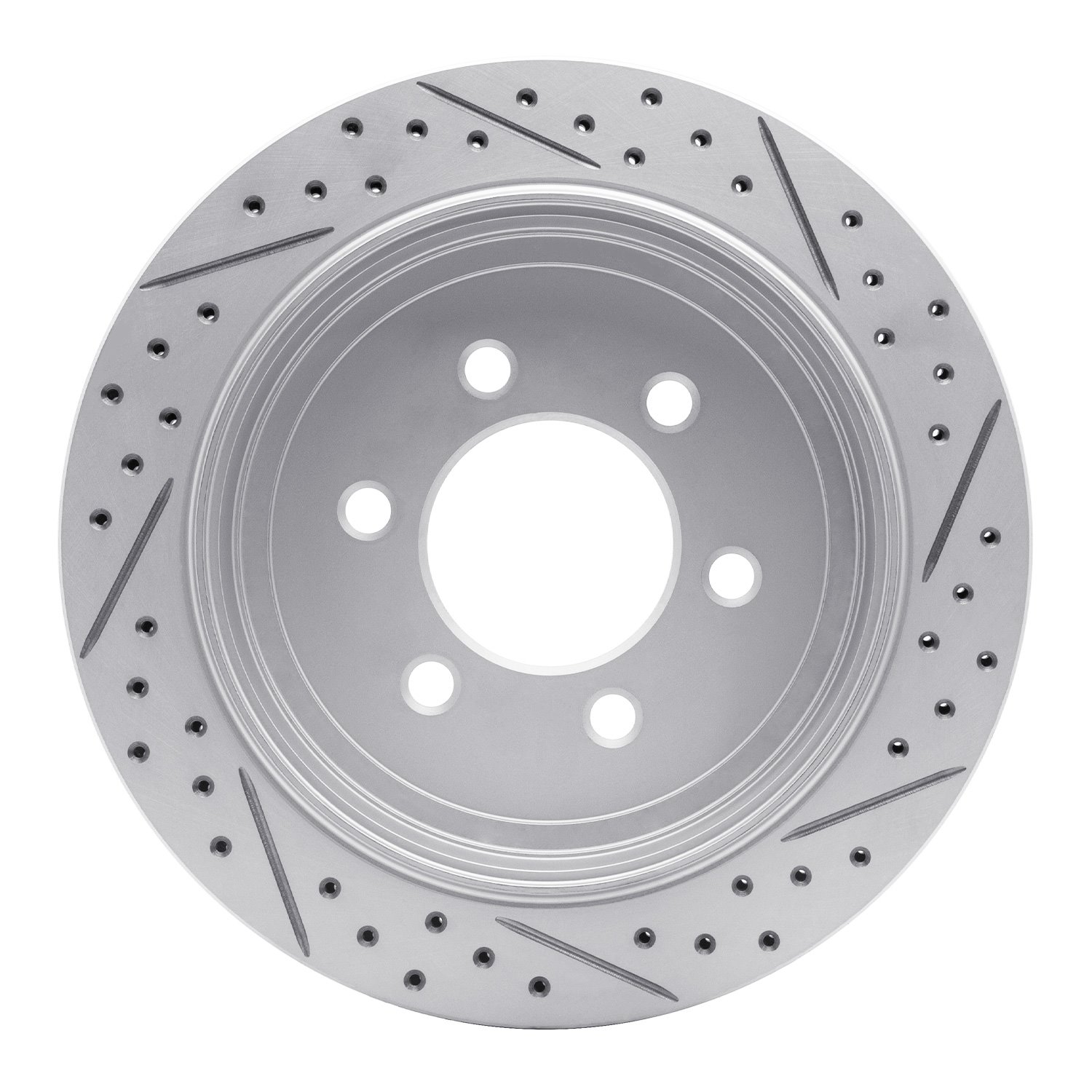 830-54205L Geoperformance Drilled/Slotted Brake Rotor, 2007-2017 Ford/Lincoln/Mercury/Mazda, Position: Rear Left
