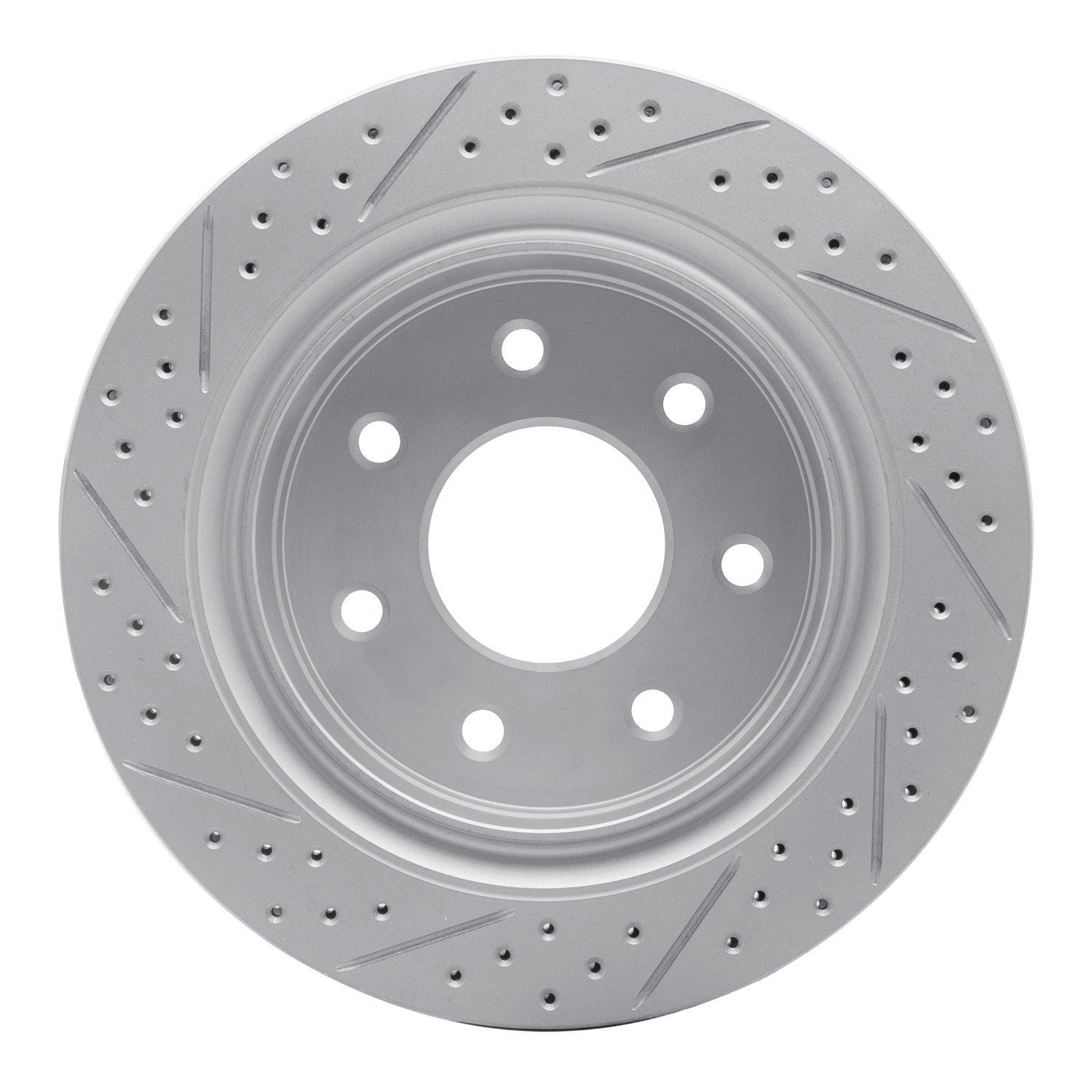 830-54218R Geoperformance Drilled/Slotted Brake Rotor, 2012-2014 Ford/Lincoln/Mercury/Mazda, Position: Rear Right