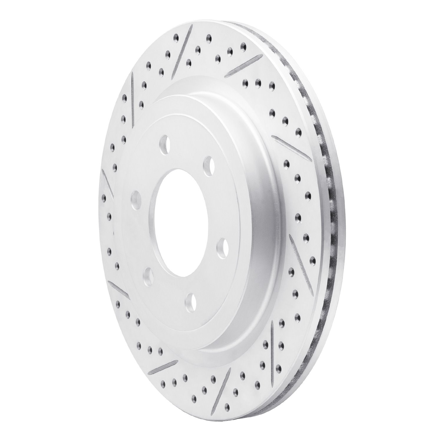 830-54267L Geoperformance Drilled/Slotted Brake Rotor, 2018-2021 Ford/Lincoln/Mercury/Mazda, Position: Rear Left