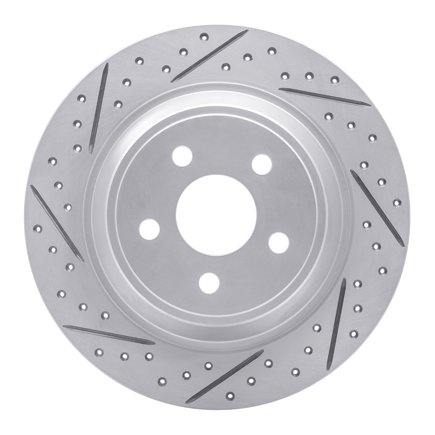 830-55005L Geoperformance Drilled/Slotted Brake Rotor, Fits Select Ford/Lincoln/Mercury/Mazda, Position: Rear Left